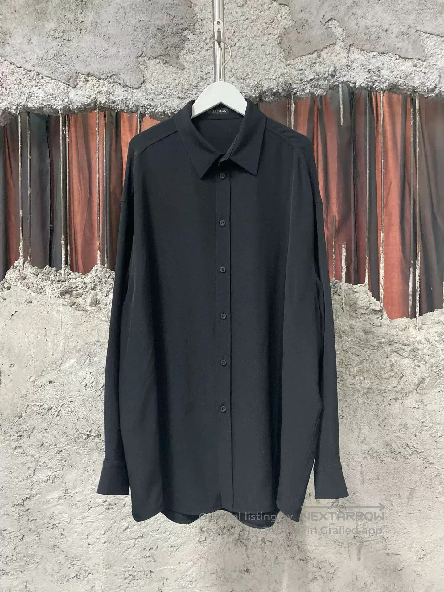 balenciaga crystal embellished shirt.