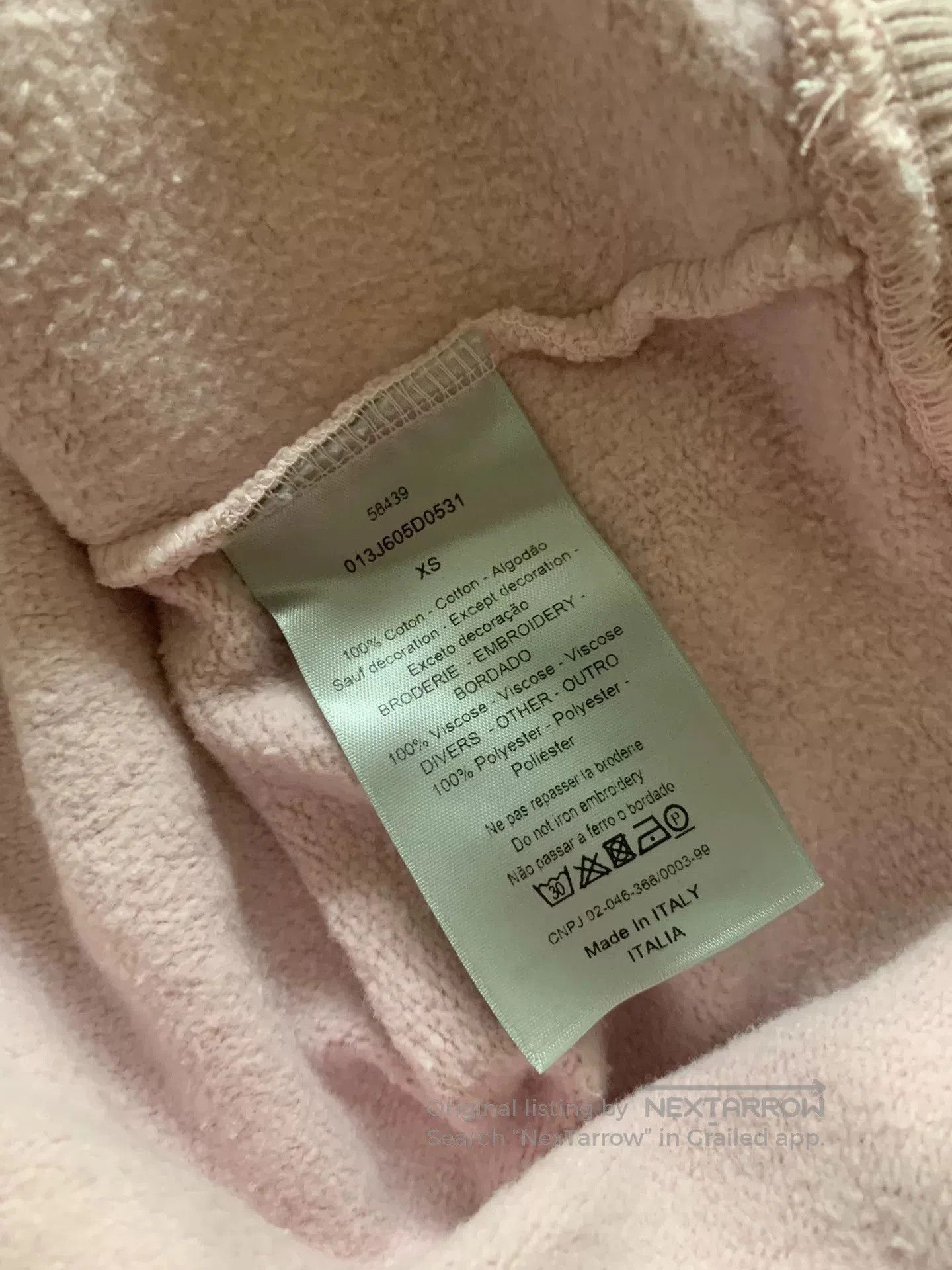 Dior Dior Rose Embroidery Pink Hoodie. Size XS / US 0-2 / IT 36-38 - 4 Thumbnail