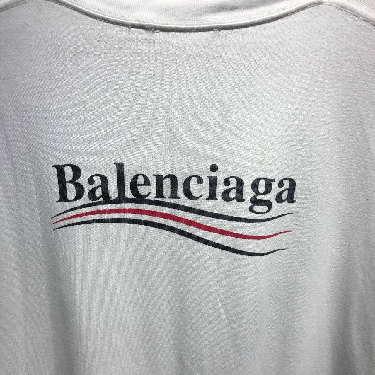 Balenciaga Balenciaga Campaign Distressed tee Size US XL / EU 56 / 4 - 2 Thumbnail