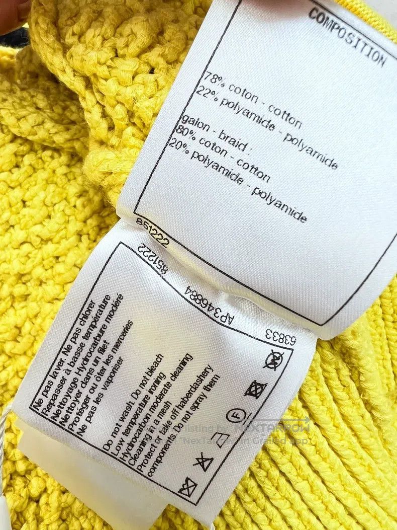 Chanel Chanel 22S spring and summer show yellow short knitted two Size XS / US 0-2 / IT 36-38 - 9 Thumbnail