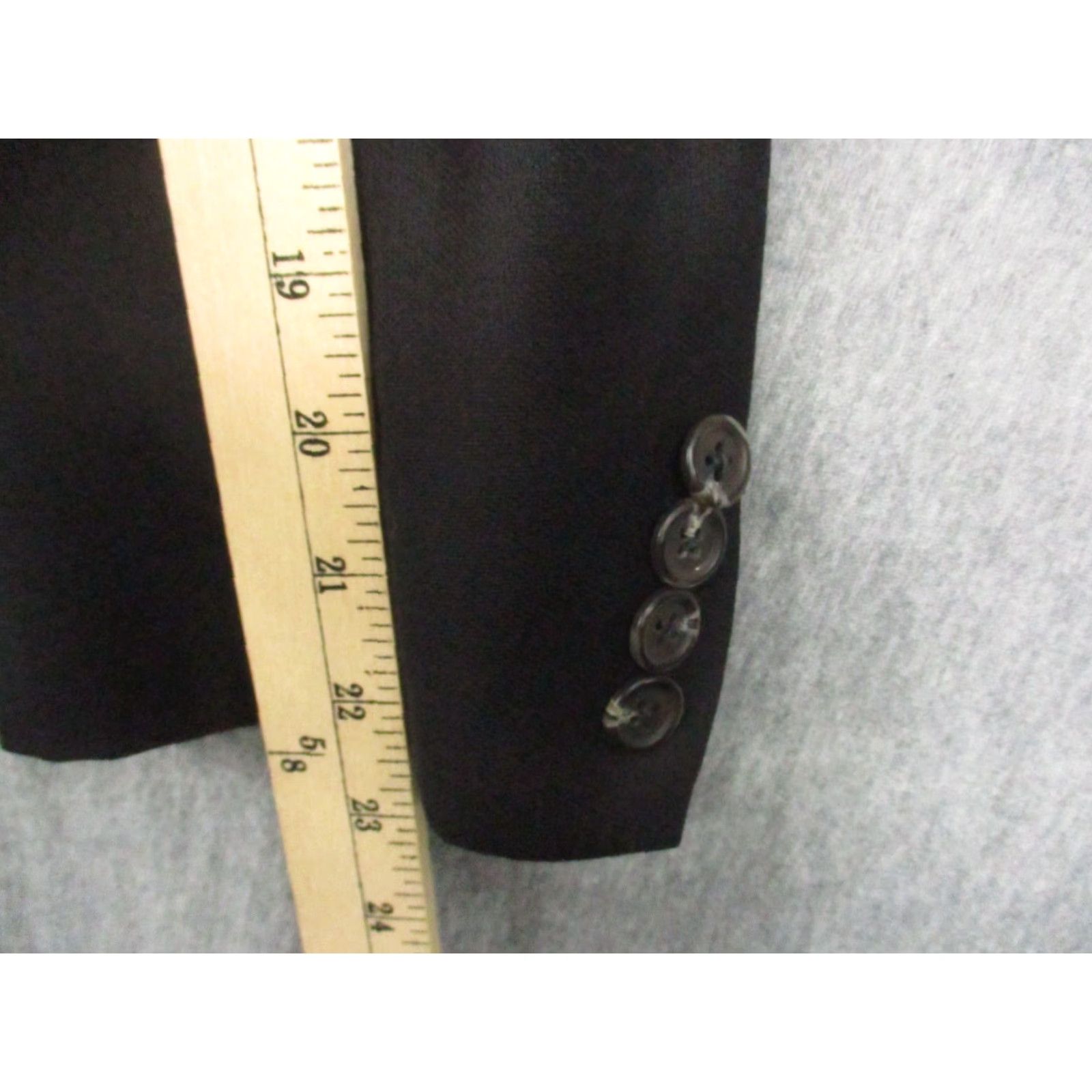 Ralph Lauren VINTAGE LAUREN RALPH LAUREN Wool Blazer Sport Jacket Notch 42 Black Size 42R - 6 Thumbnail