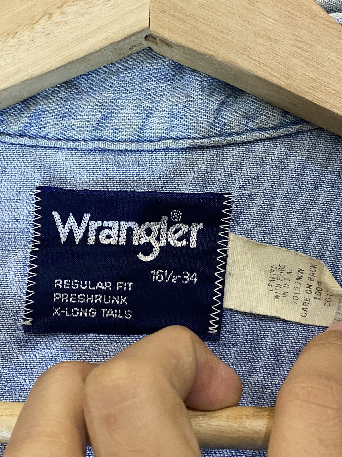 Vintage × Wrangler Vintage Wrangler Wrangler Denim Jacket Size US XL / EU 56 / 4 - 14 Thumbnail