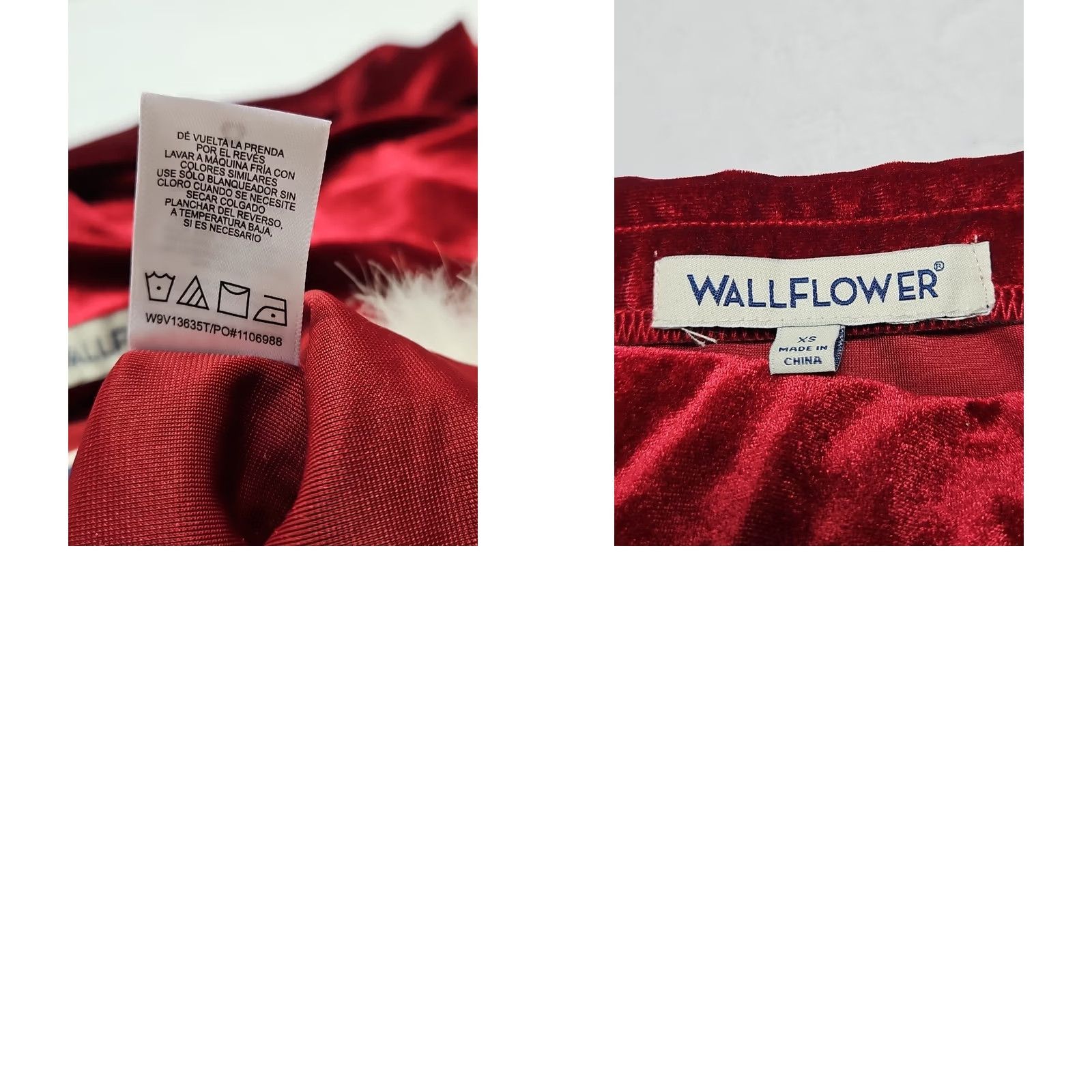 Vintage VINTAGE wallflower Velvet Faux Fur Sexy Santa Dress Mini Set Holiday Christmas Red Velvet Dress S Petite Womens Size S / US 4 / IT 40 - 8 Thumbnail