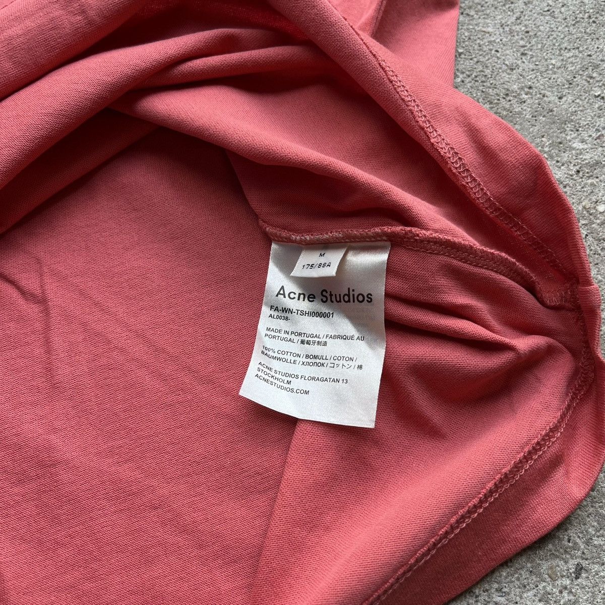 Acne Studios Acne Studios Standard Face T-shirt Size US M / EU 48-50 / 2 - 5 Thumbnail