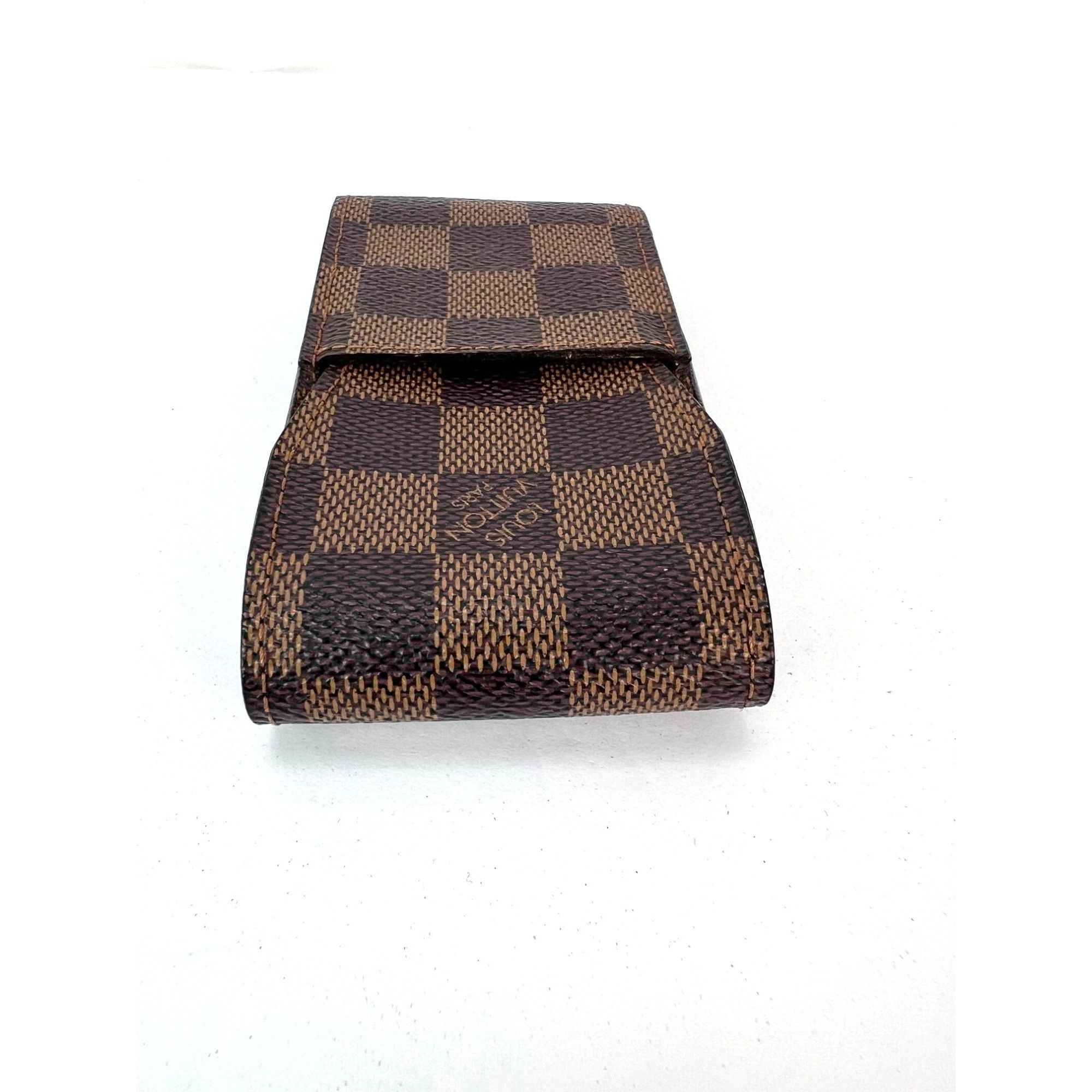 Louis Vuitton LOUIS VUITTON Damier Ebene Cigarette Card Cosmetic Case Pouc Size ONE SIZE - 8 Thumbnail