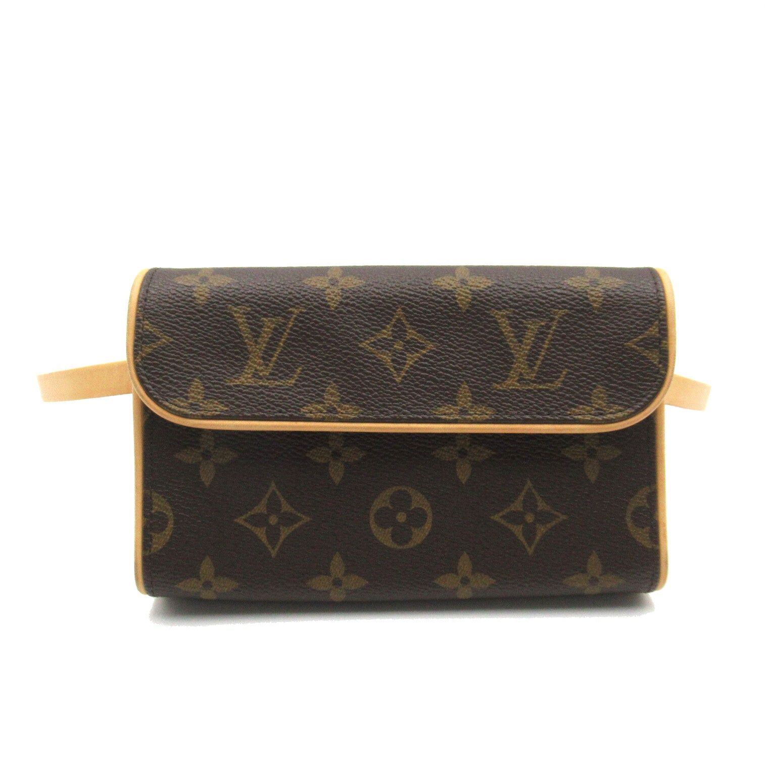 Louis Vuitton Louis Vuitton Pochette Florentine Waist Bag Body Coated Canvas Monogram Brown Size ONE SIZE - 1 Thumbnail