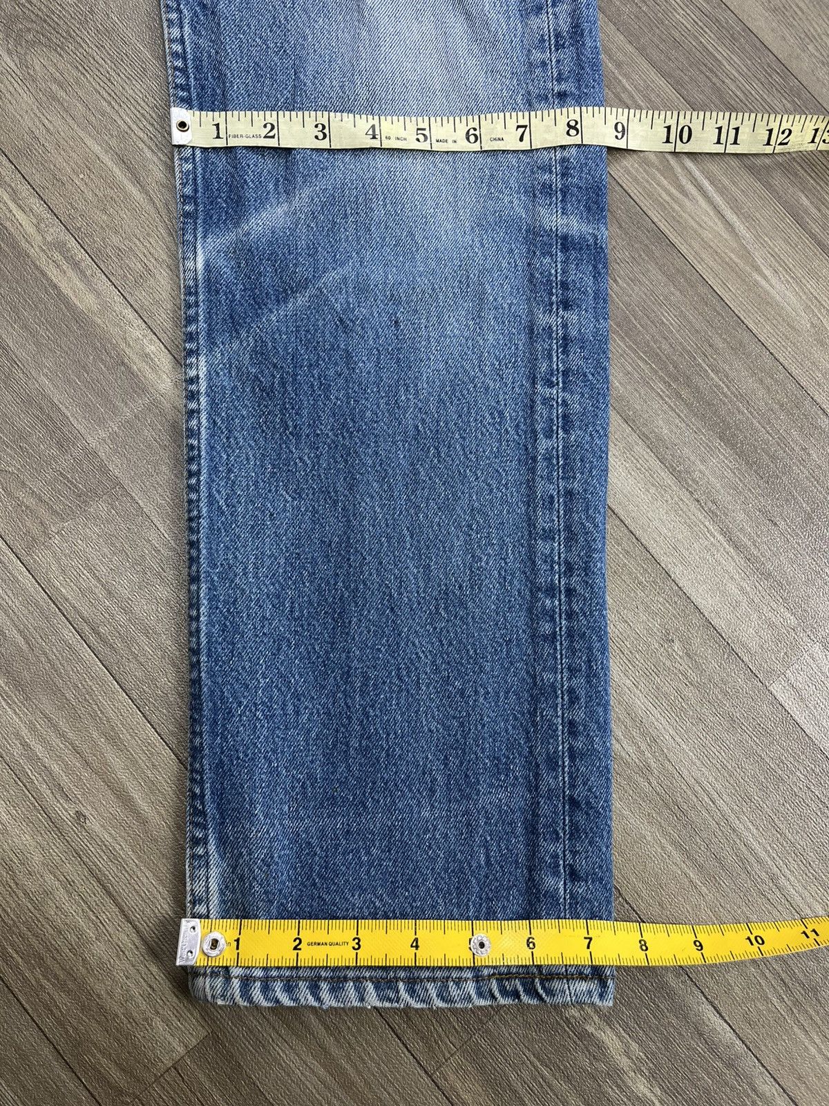 Levi's Vintage Clothing 🇺🇸1990s Vintage Levis 501 31x33 Straight Leg Blue Jeans Size US 29 - 20 Thumbnail