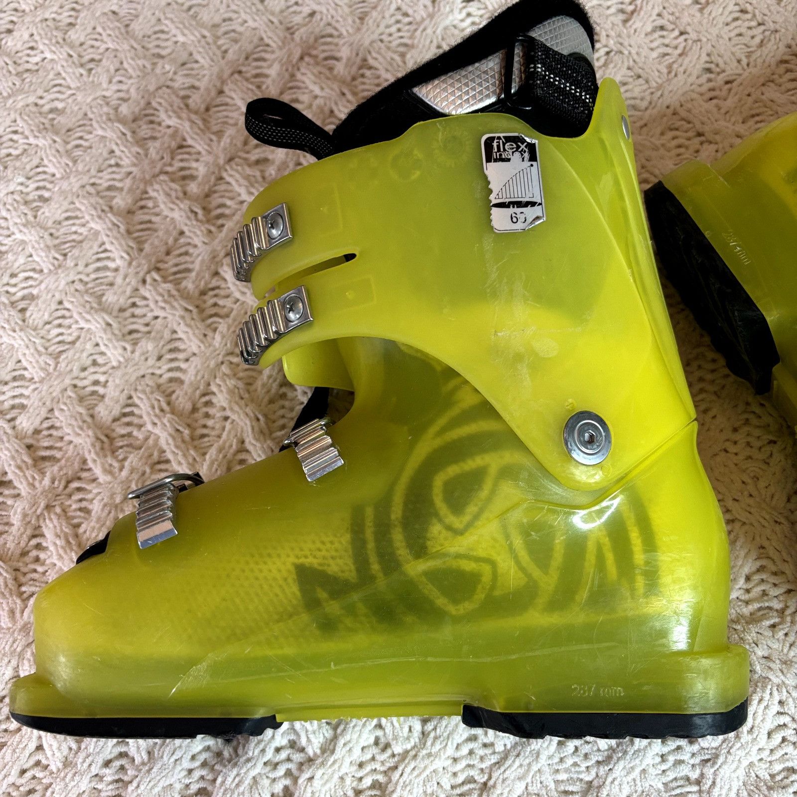 Other Nordica Supercharger Ignition Yellow Professional Ski Boots Size US 13 / EU 46 - 4 Thumbnail