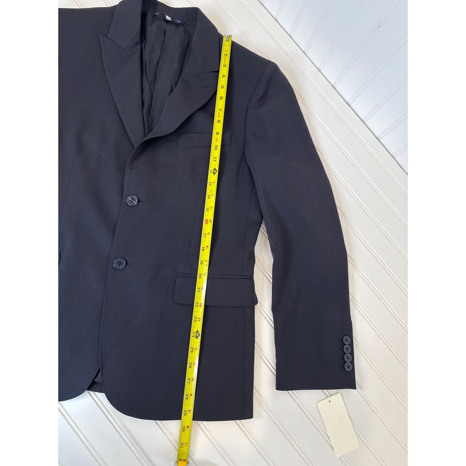 Tod's Tod’s Mens Navy Blue Wool Blazer Formal Sz 52 Size US L / EU 52-54 / 3 - 4 Thumbnail