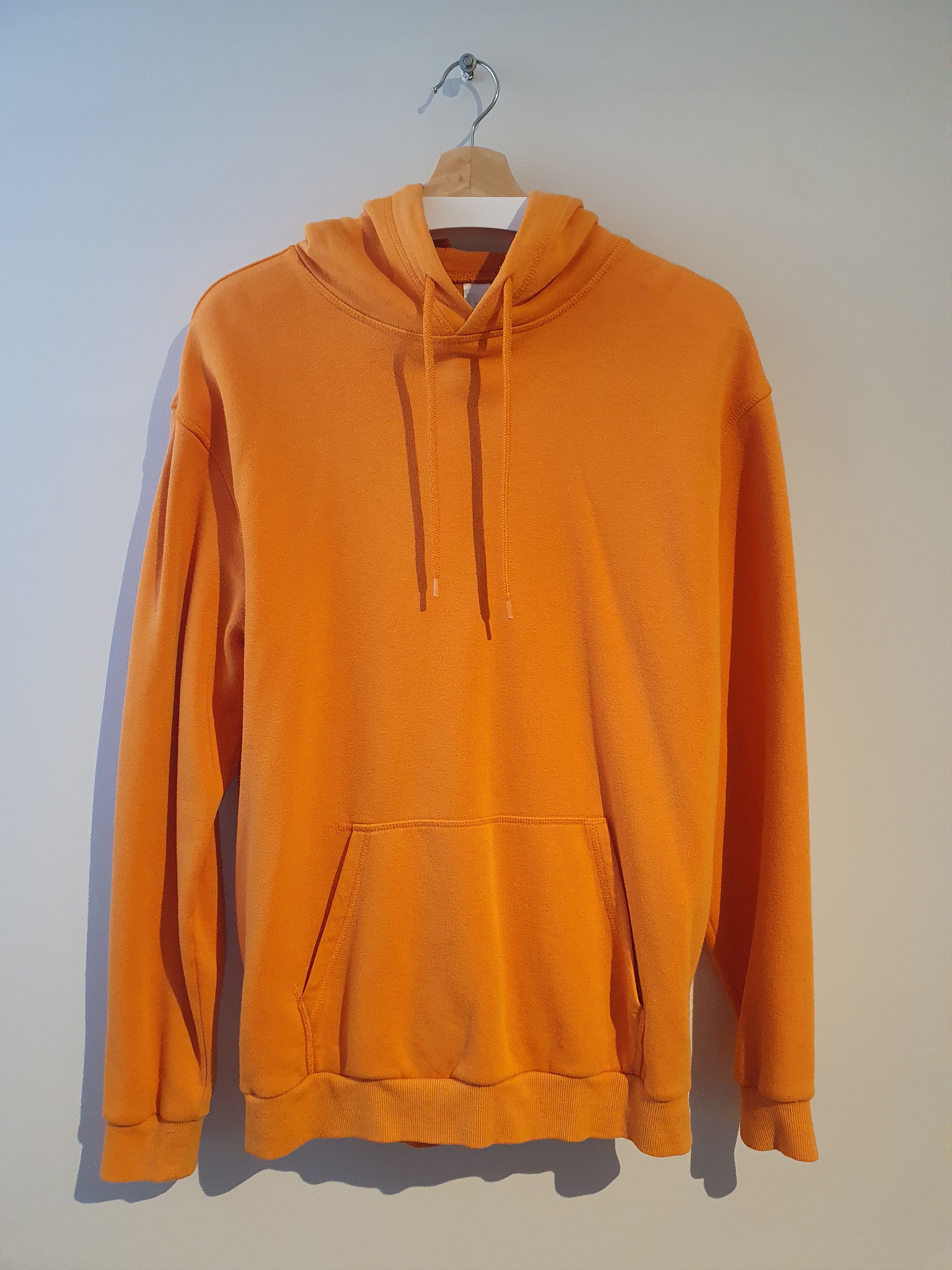 H&M H&M Divided Men's Hoodie (Orange) Size US L / EU 52-54 / 3 - 1 Thumbnail