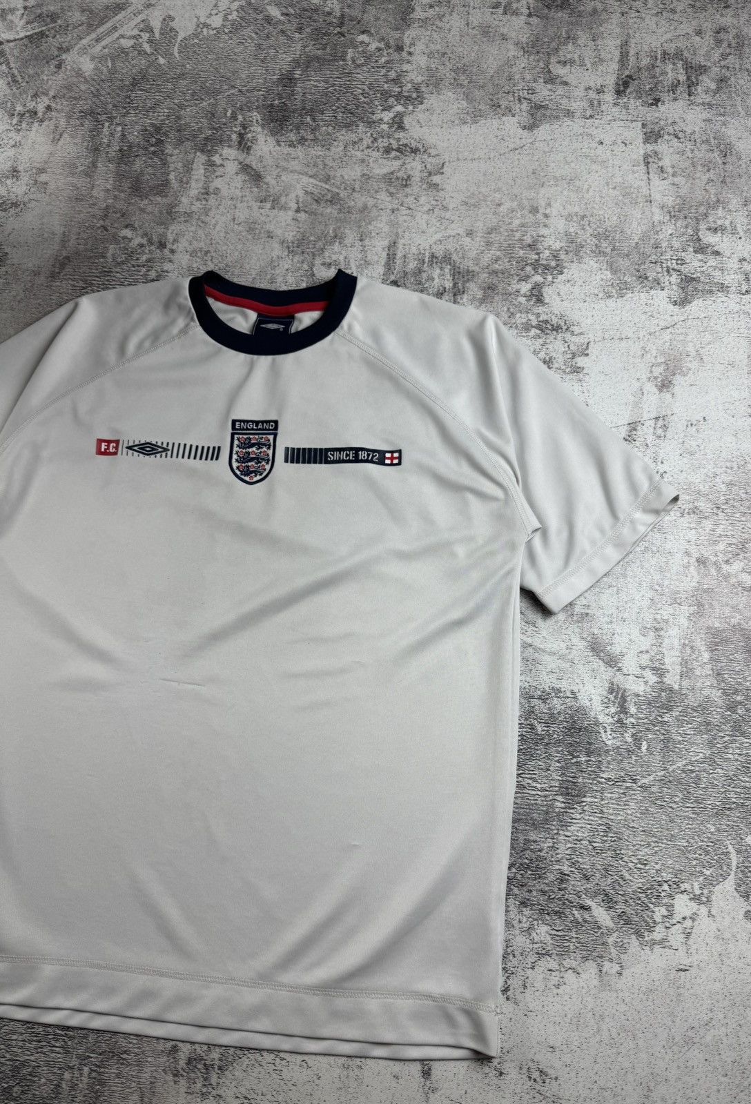 Umbro England National Soccer Football 00s Jersey Blockcore T Shirt Tee Size US L / EU 52-54 / 3 - 3 Thumbnail