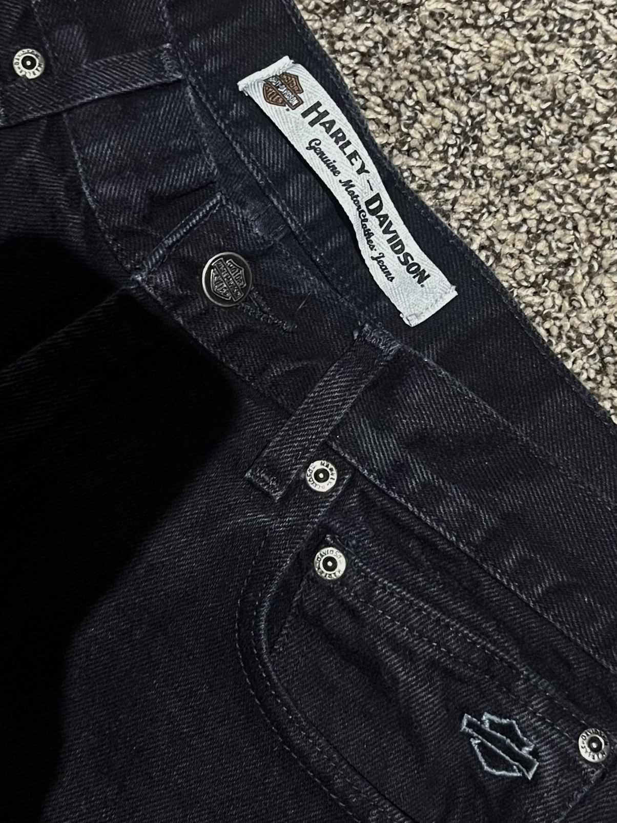 Harley Davidson Vintage harley davidson denim Size US 32 / EU 48 - 3 Thumbnail