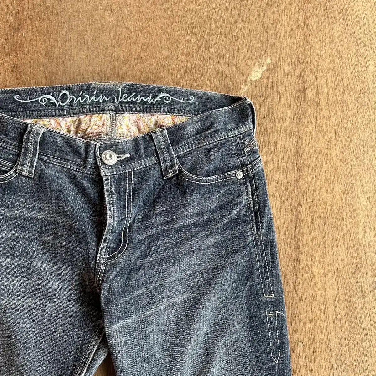 Japanese Brand FLARE/BOOTCUT💥VINTAGE ORIRIN JEANS BIG STITCH DENIM PANTS Size US 31 - 4 Thumbnail