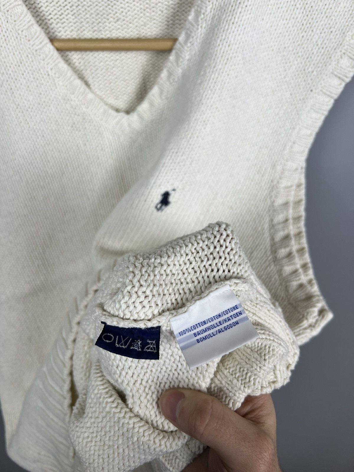 Polo Ralph Lauren 90-s Vintage Polo Ralph Lauren Knit vest size L Size US L / EU 52-54 / 3 - 5 Thumbnail