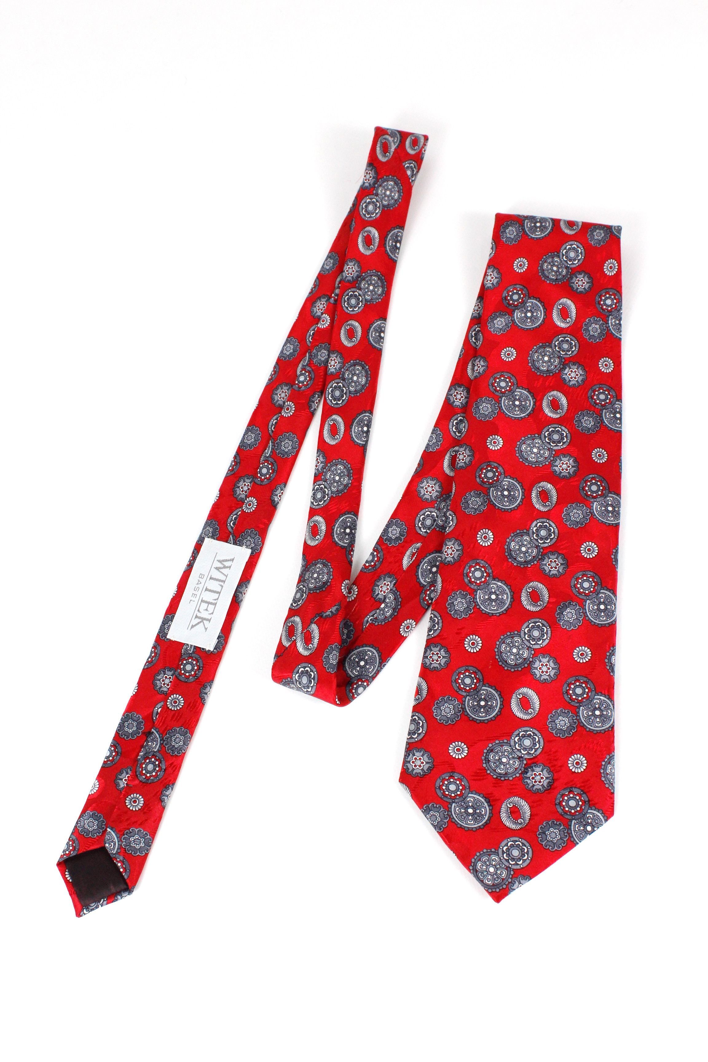 Lanvin Vintage Lanvin Paris Geometric Silk Tie Cravatte NZ Size ONE SIZE - 1 Thumbnail