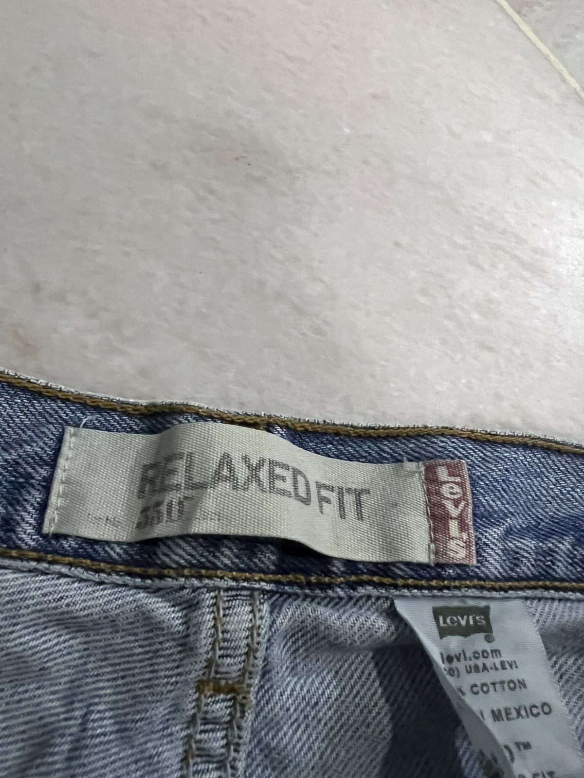 Levi's × Levi's Vintage Clothing × Vintage Vintage Levis 550 Light Wash Jean Size US 30 / EU 46 - 7 Thumbnail