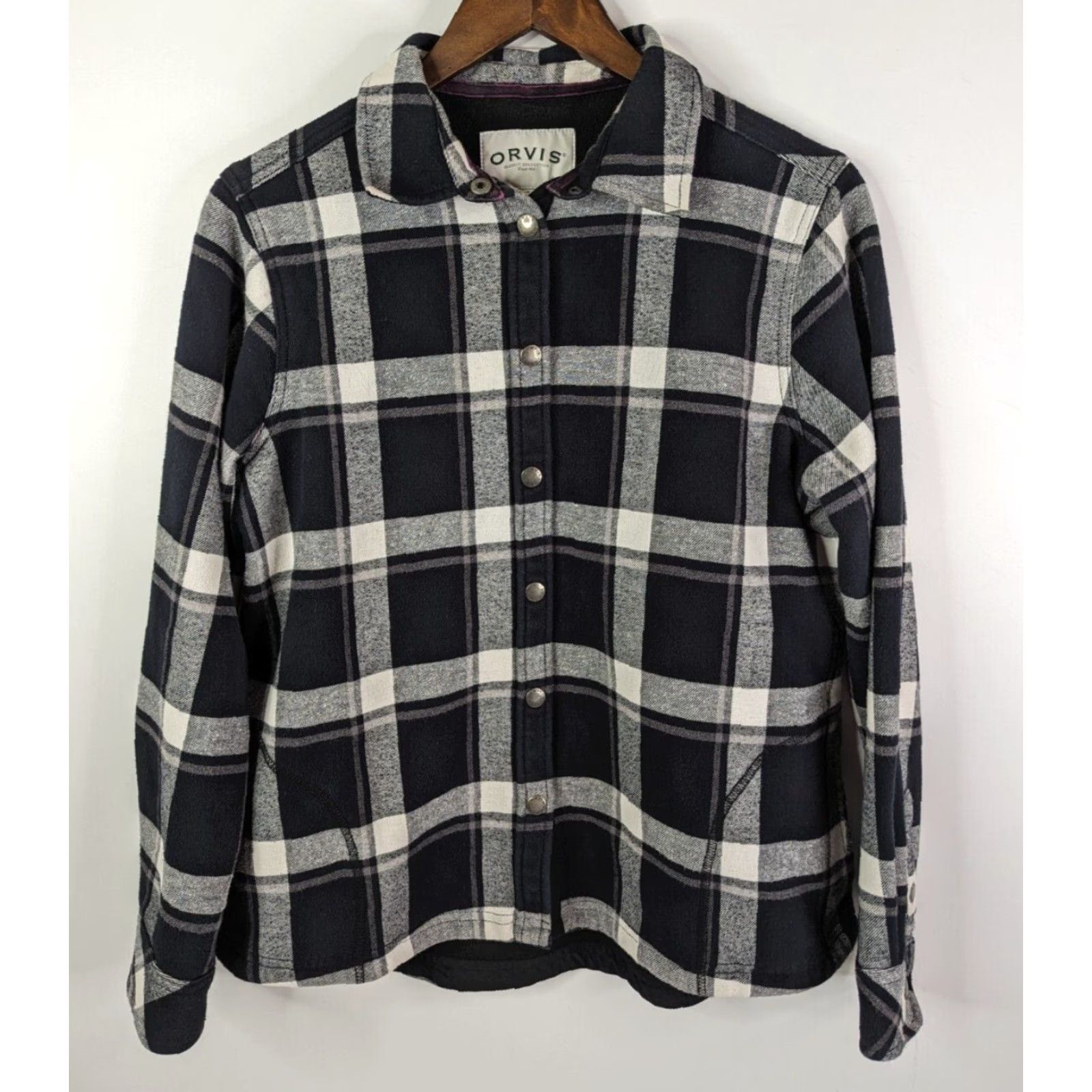 Orvis Orvis Jacket Shirt/Jac Plaid Fleece Lined Snap Front 2 Pockets Multicolor Women M Size M / US 6-8 / IT 42-44 - 2 Thumbnail