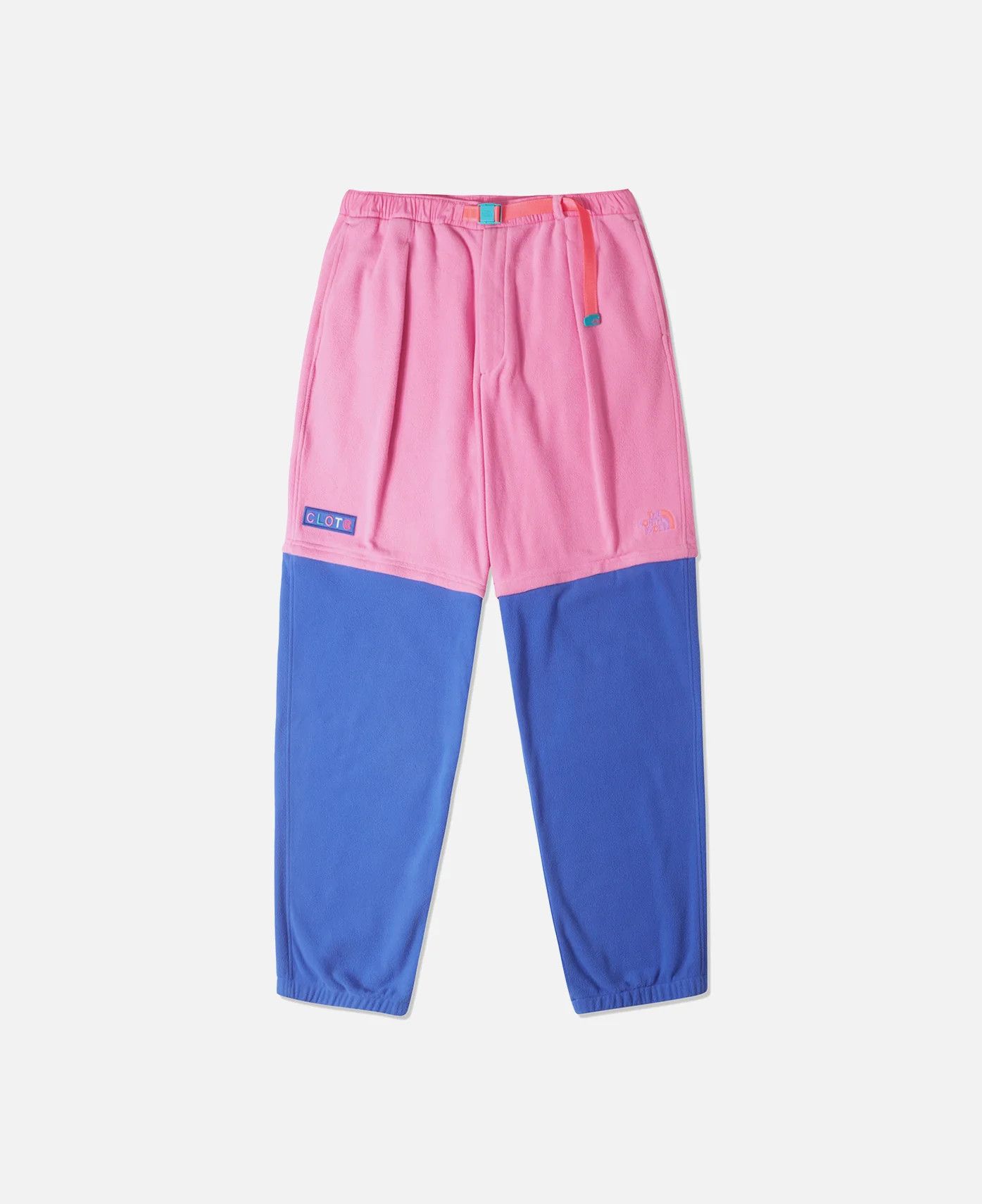 image of Clot x Kazuki Kuraishi Removable Fleece Pants (Pink), Men's (Size 30)