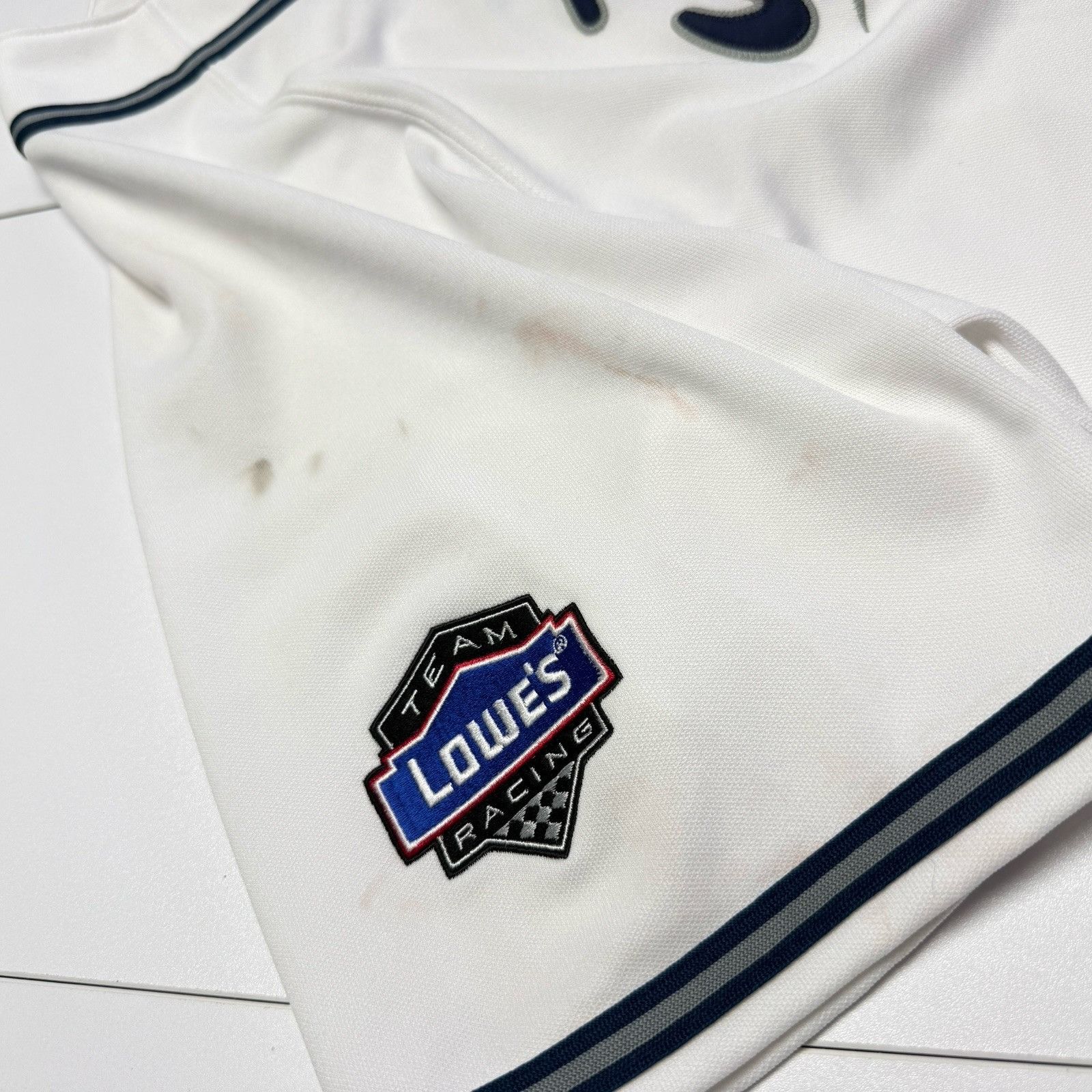 Chase Authentics Jimmy Johnson 48 Nascar Jersey Mens XL White Chase Authentic Size US XL / EU 56 / 4 - 6 Thumbnail