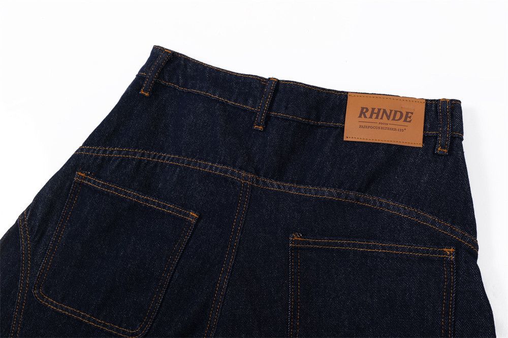 Japanese Brand × Jean Men's irregular pocket cargo denim shorts Size US 32 / EU 48 - 5 Thumbnail