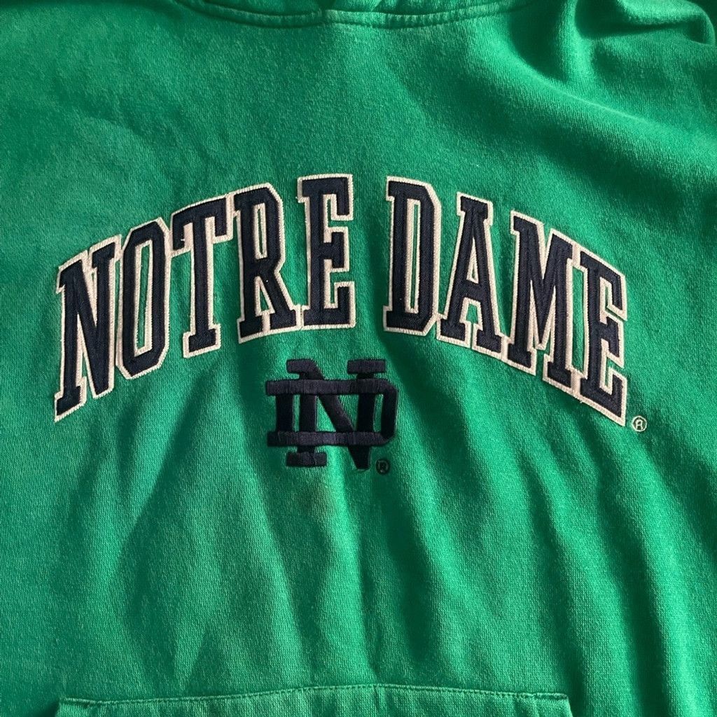 Notre Dame Green Hoodie size XL