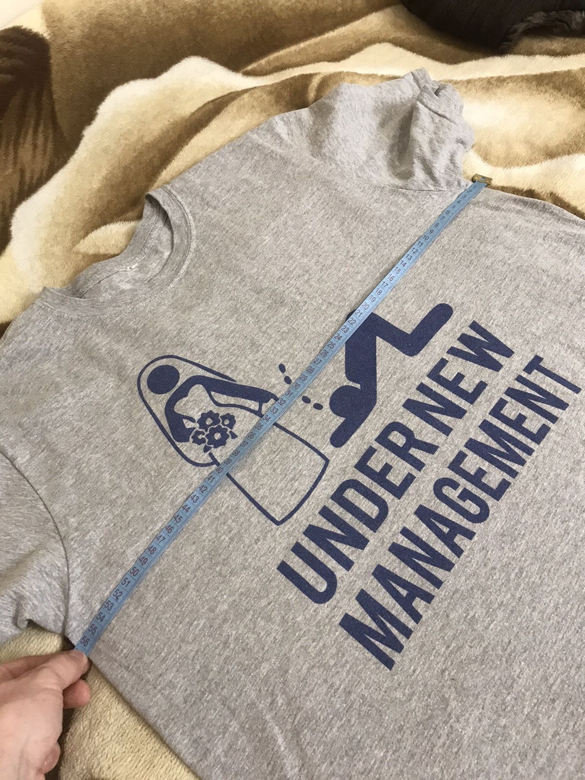 Vintage 🔥 Vintage Under New Management Hype Funny Tee Y2K Streetwear Size US XL / EU 56 / 4 - 6 Thumbnail