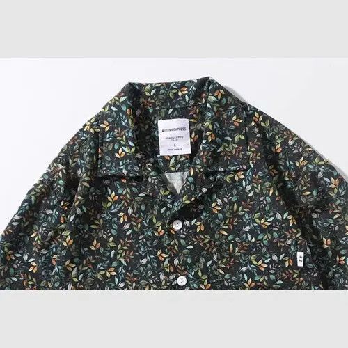 Japanese Brand Kubota x Chika Summer Fashion Casual Leaf Floral Shirt Size US L / EU 52-54 / 3 - 4 Thumbnail