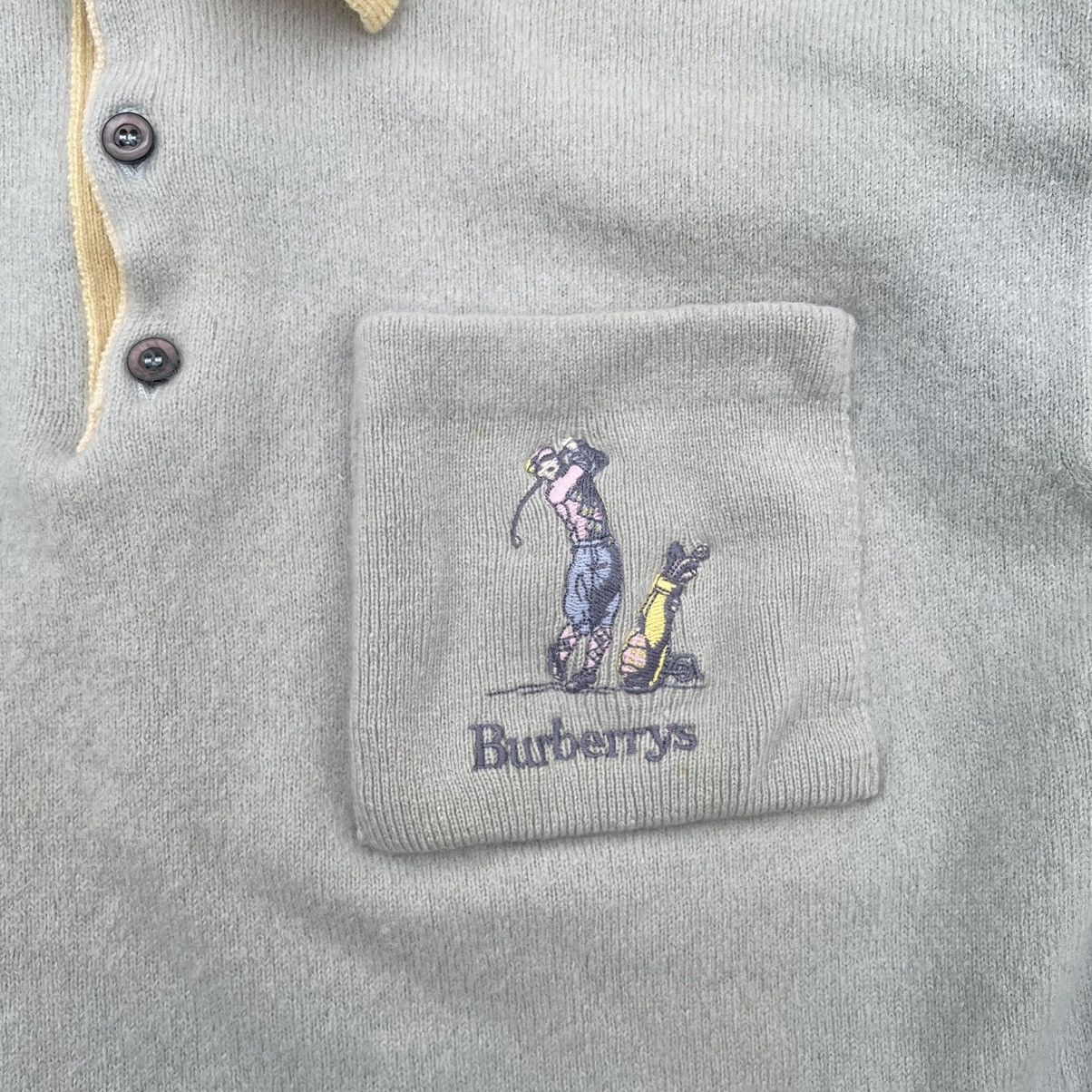 Burberry Vintage Burberry Golf Pure Wool Polo Sweatshirt Size S / US 4 / IT 40 - 6 Thumbnail