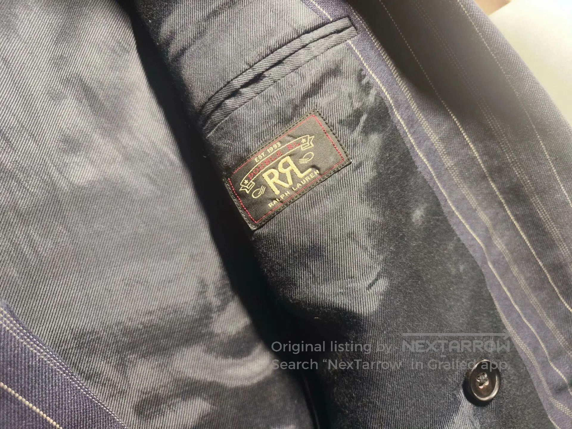 RRL Ralph Lauren RRL Double-Breasted Wool-Linen Blazer. Size US L / EU 52-54 / 3 - 2 Thumbnail