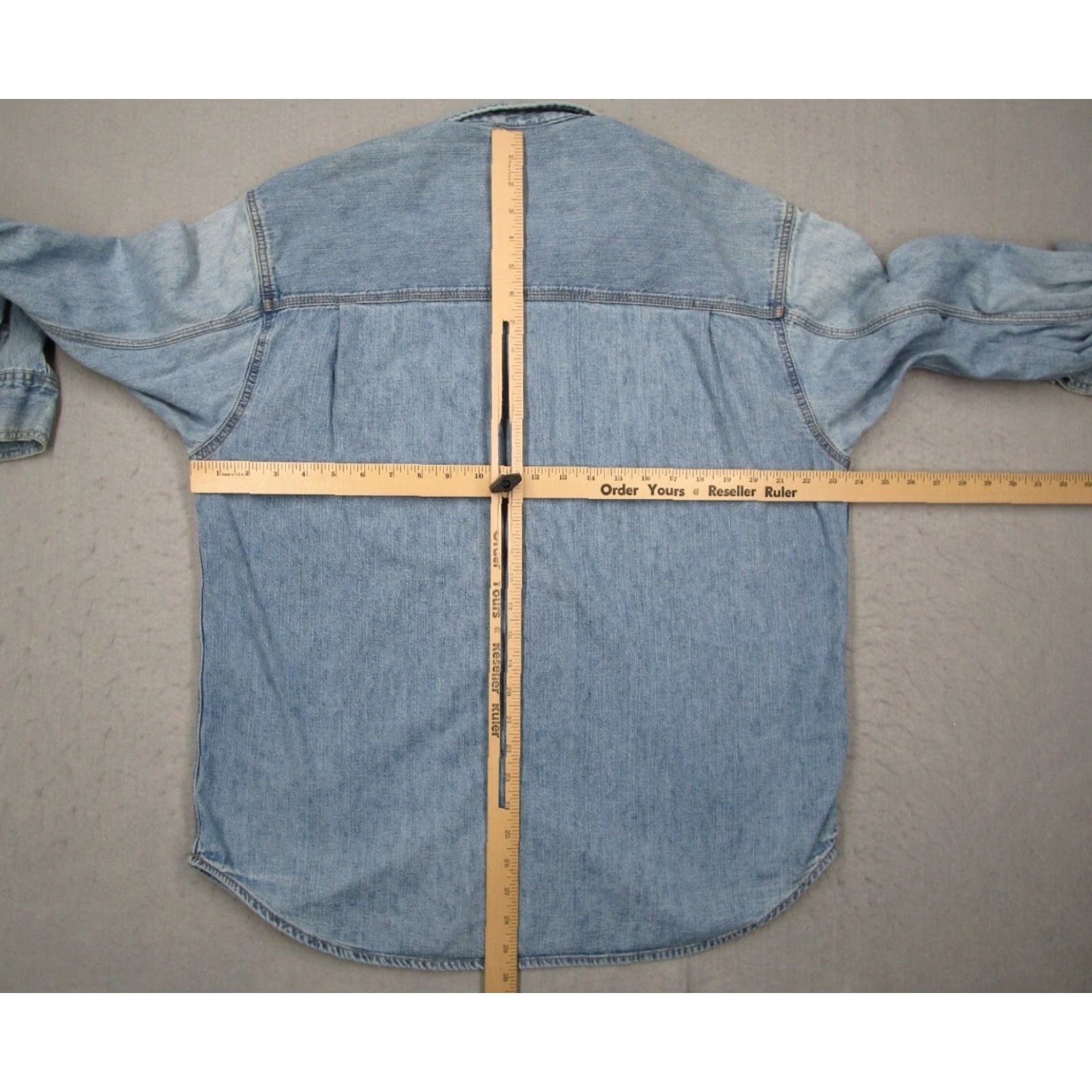 Levi's Levis Shirt Mens Large Blue Denim Button Up Workwear Rancher Rodeo Size US L / EU 52-54 / 3 - 6 Thumbnail
