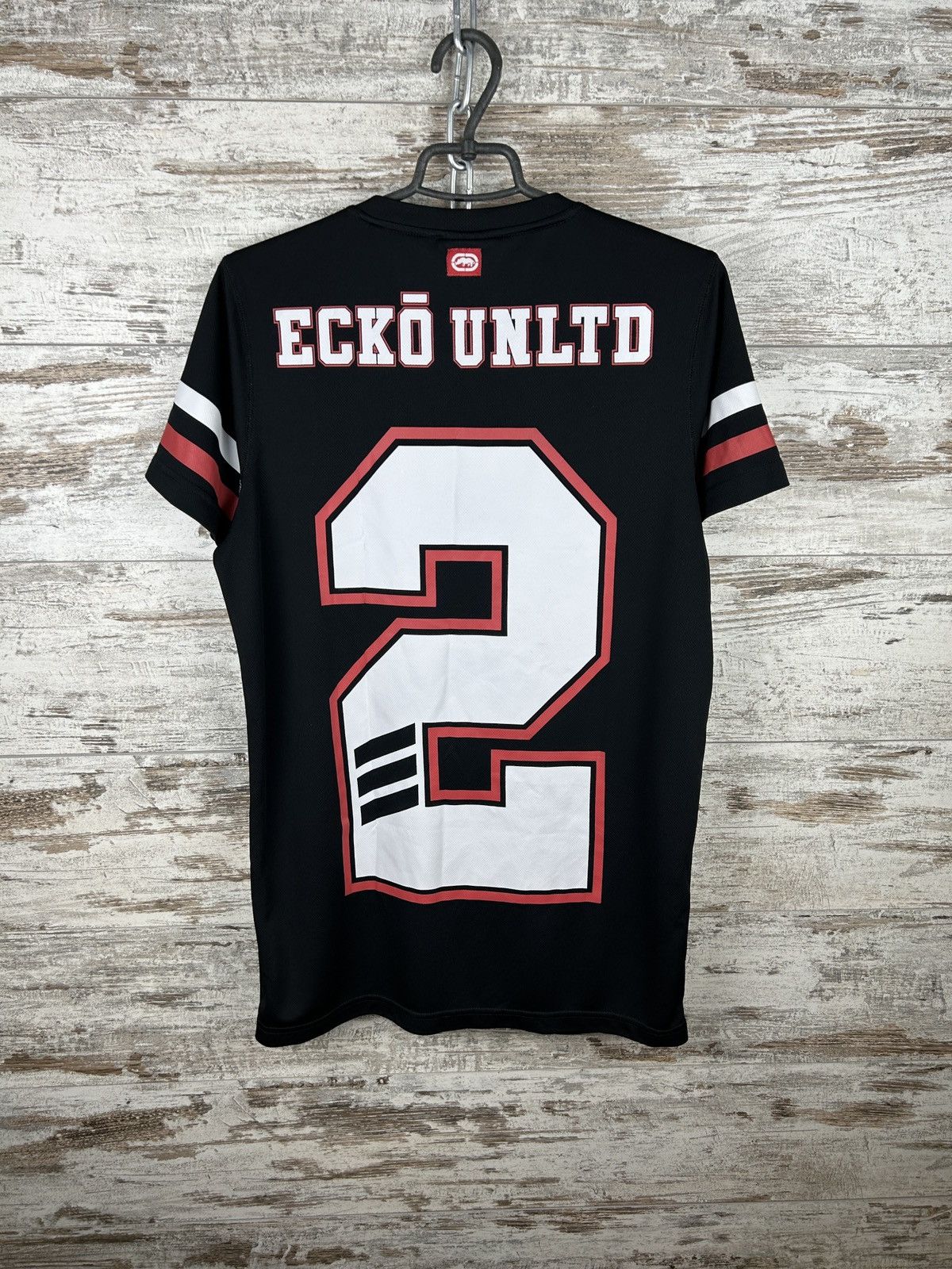 Ecko Unltd. × Vintage Mens Vintage Ecko Unltd. T-shirt rugby jersey tee y2k rare Size US M / EU 48-50 / 2 - 2 Thumbnail