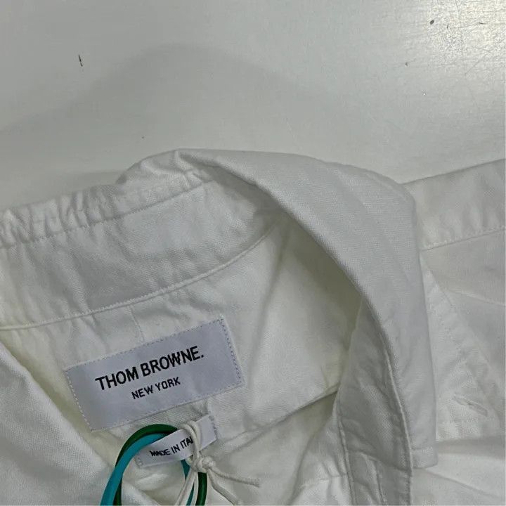 Thom Browne Thom Browne Classic Long Sleeve Oxford Shirt -2507 Size US M / EU 48-50 / 2 - 2 Thumbnail