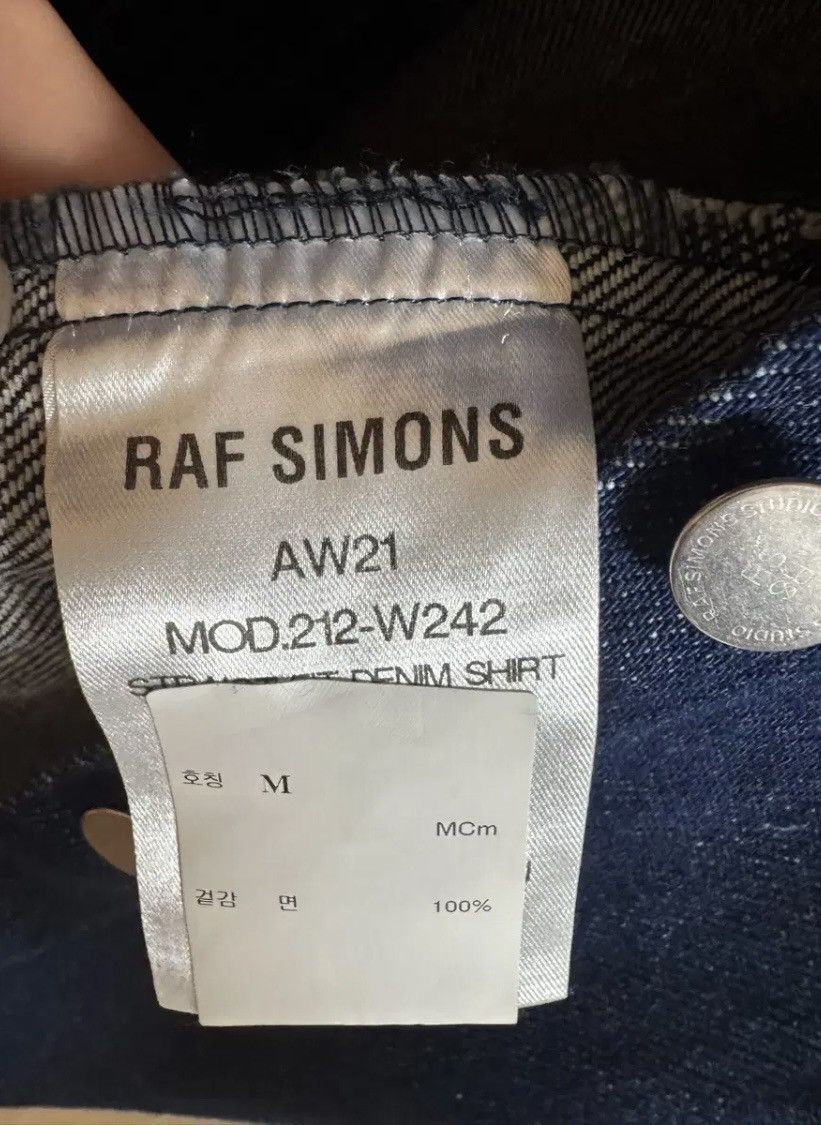 Raf Simons Raf Simons RS Logo Denim Shirt Size US M / EU 48-50 / 2 - 4 Thumbnail