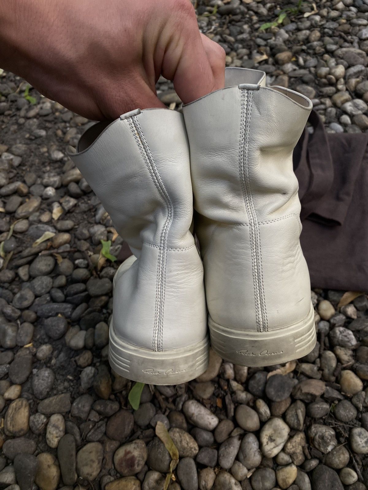 Rick Owens Vintage Rick Owens Mastadon Leather Sneakers Size US 8 / EU 41 - 3 Thumbnail