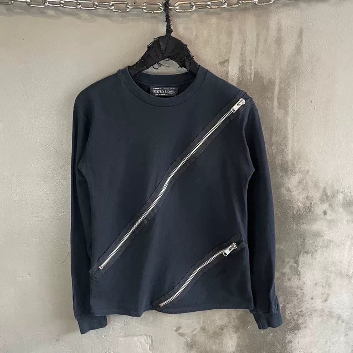 Vintage Geoffrey Vintage Zipper Hoodie Size US M / EU 48-50 / 2 - 1 Thumbnail