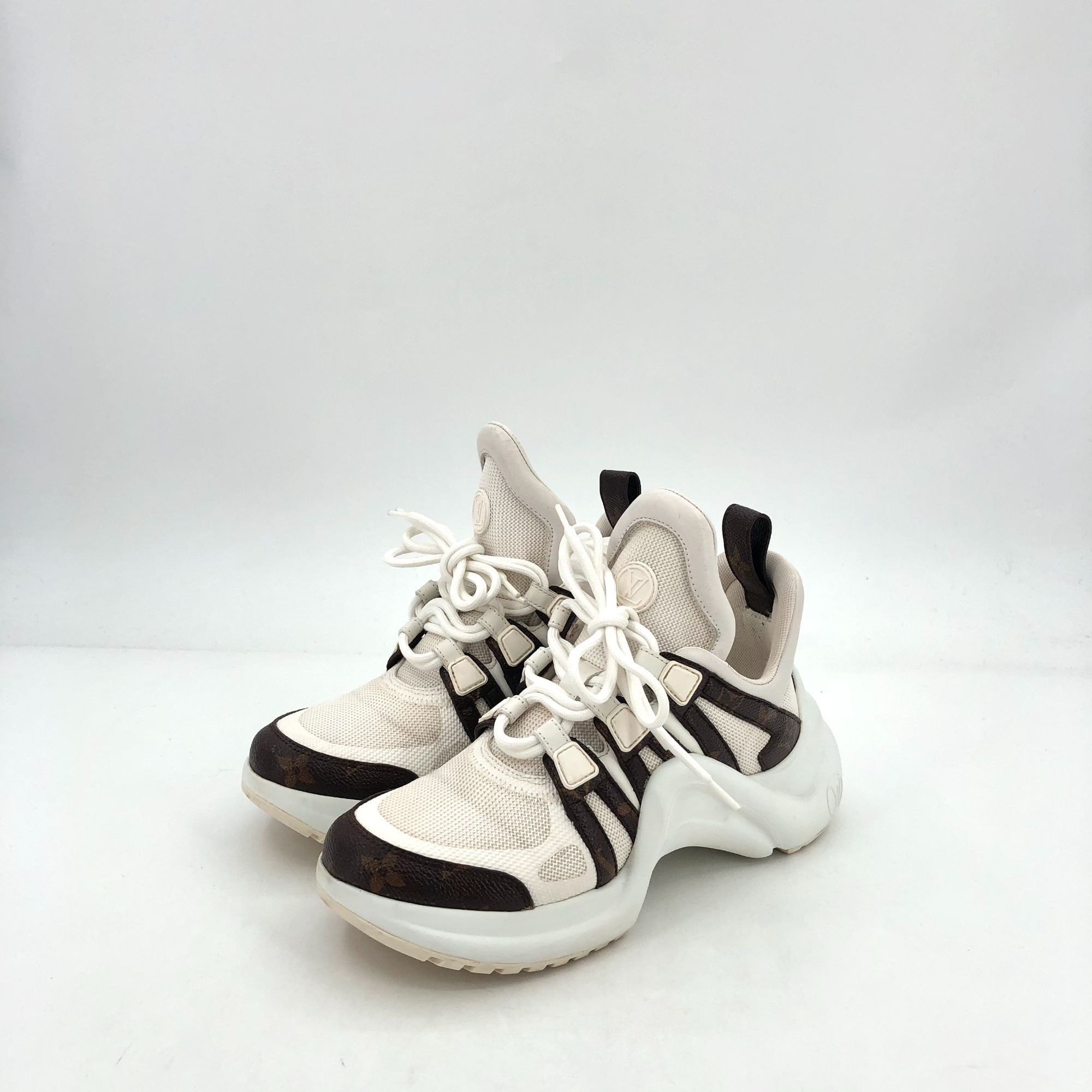 Louis Vuitton Louis Vuitton Archlight High-Top Sneakers 37 Color-Block Cla Size US 7 / IT 37 - 1 Thumbnail