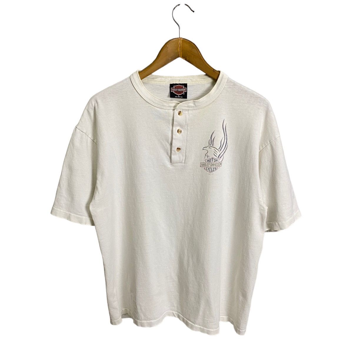 Harley Davidson × Vintage Vintage 70s Harley Davidson Henly short sleeve tee Size US L / EU 52-54 / 3 - 2 Thumbnail