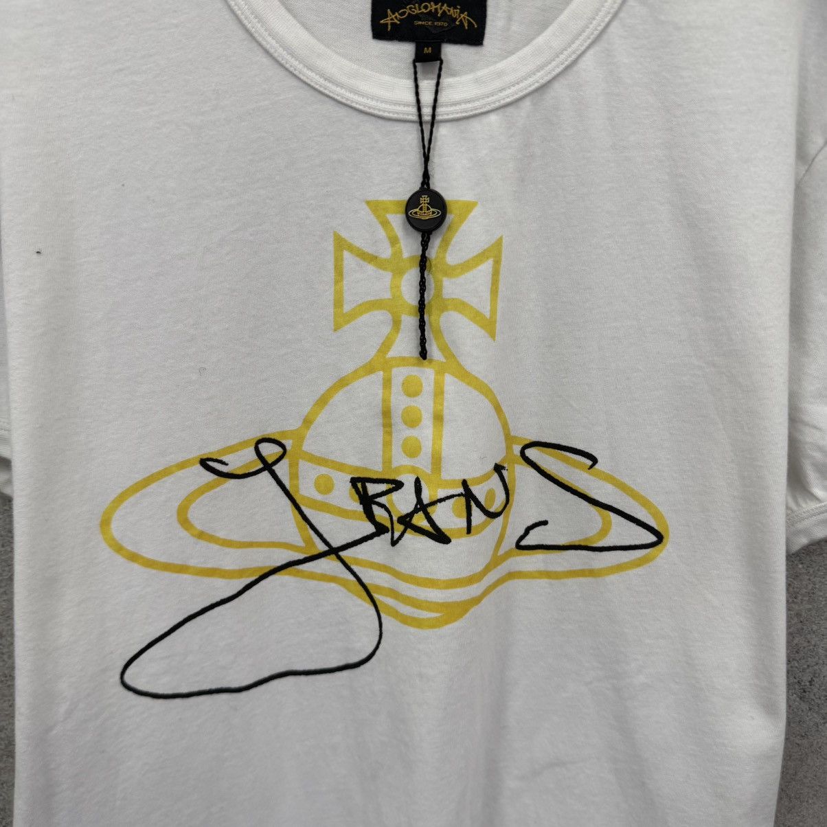 Vivienne Westwood Vivienne Westwood White T Shirt Big Logo Size US M / EU 48-50 / 2 - 2 Thumbnail