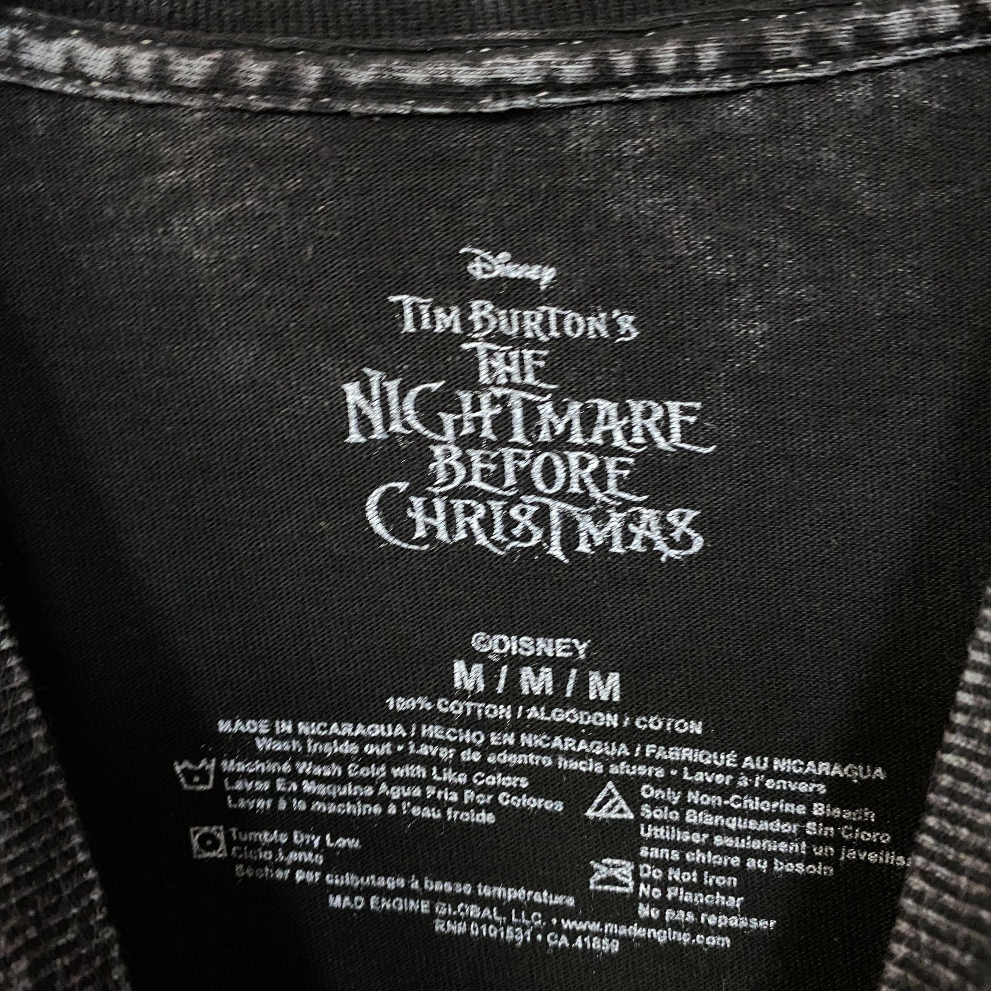 Disney Disney The Nightmare Before Christmas The Scream Graphic T-S Size US M / EU 48-50 / 2 - 4 Thumbnail