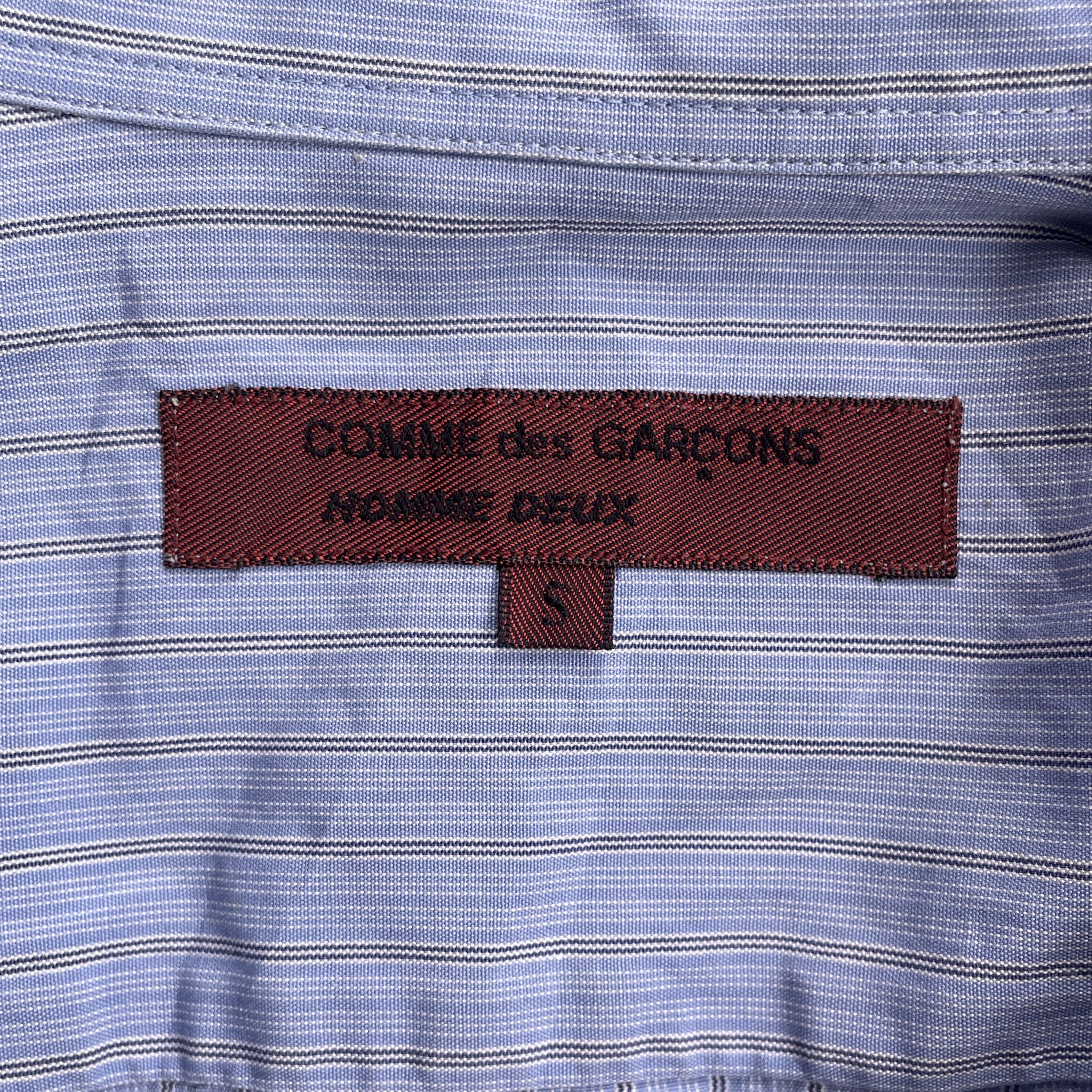 Comme des Garcons Homme Deux COMME des GARCONS HOMME DEUX 90's Stripped Shirt Size US S / EU 44-46 / 1 - 5 Thumbnail