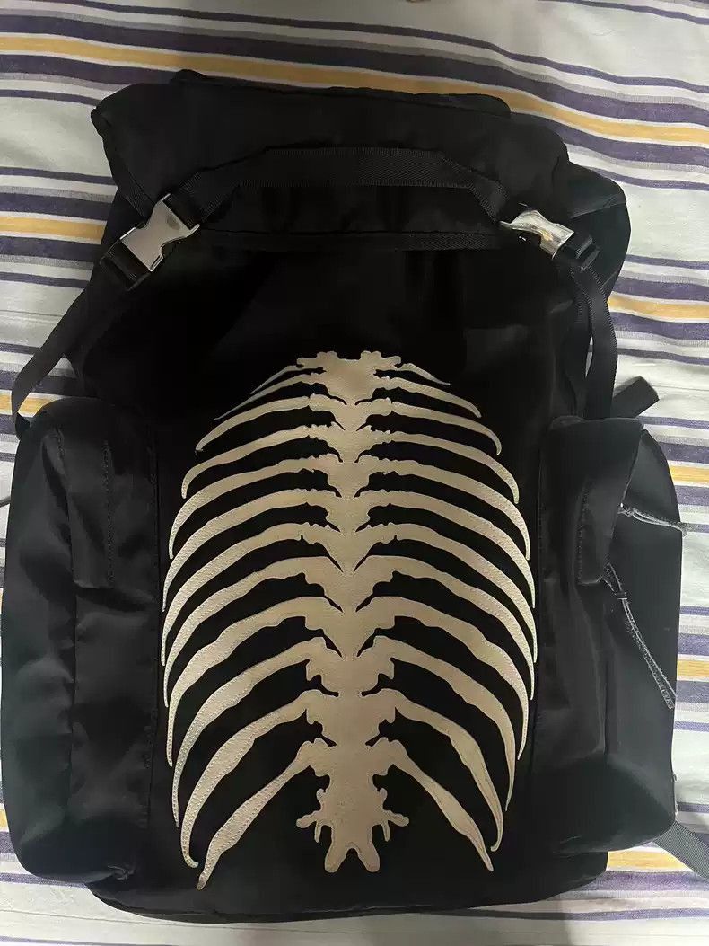 Undercover Undercover PRADA Backpack (Black sole with white bones)-250 Size ONE SIZE - 1 Thumbnail