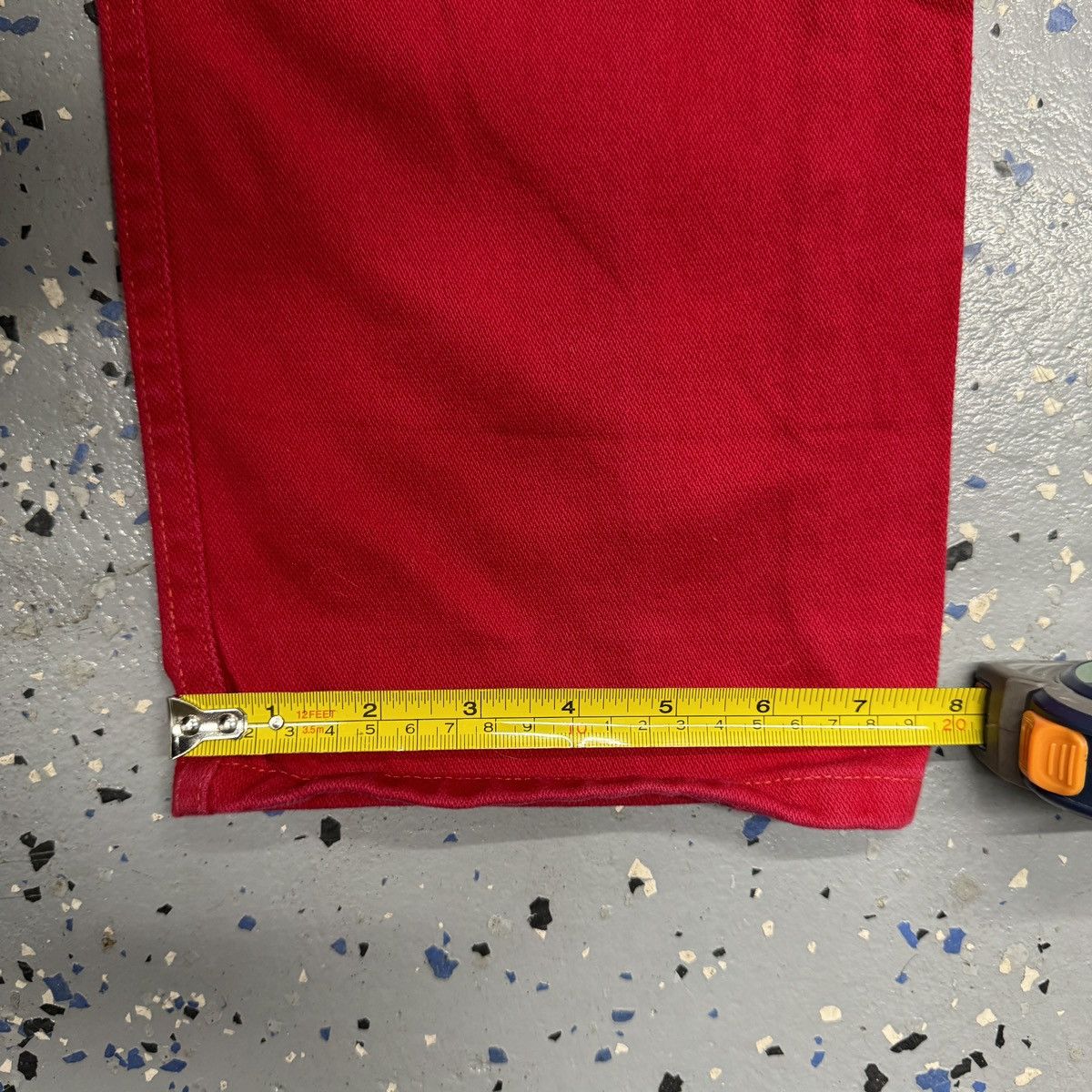 Vintage × Wrangler Wrangler Jean Women 11 Red Silverlake Bootcut Vintage 90s Size 26" / US 2 / IT 38 - 7 Thumbnail