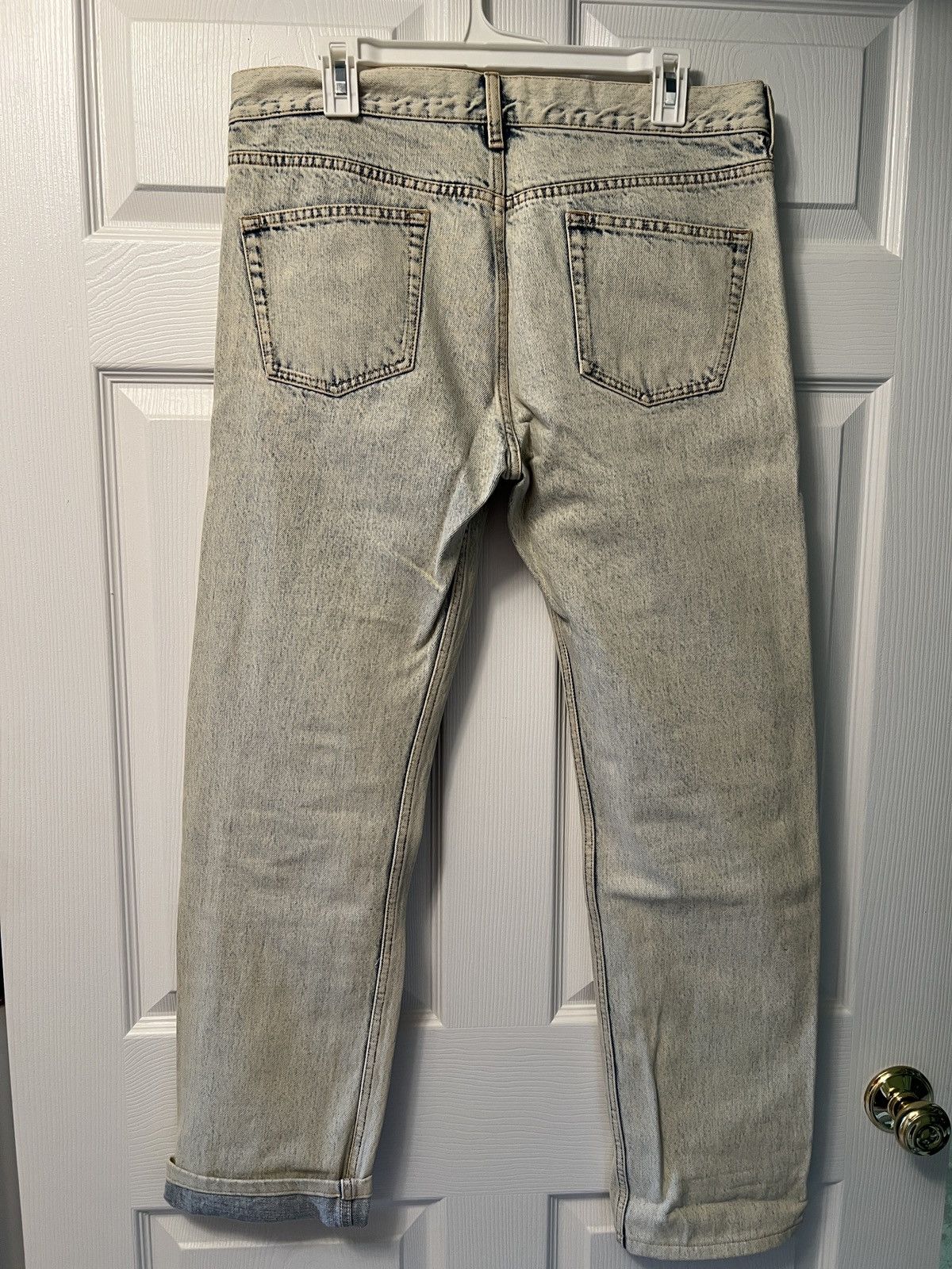 Balenciaga Balenciaga Acid Wash Jeans Size US 33 - 2 Thumbnail