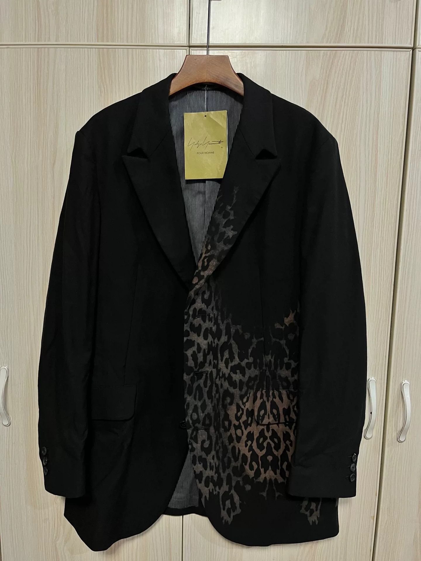 Yohji Yamamoto Yohji Yamamoto Leopard Print Jacket Size L / US 10 / IT 46 - 1 Thumbnail