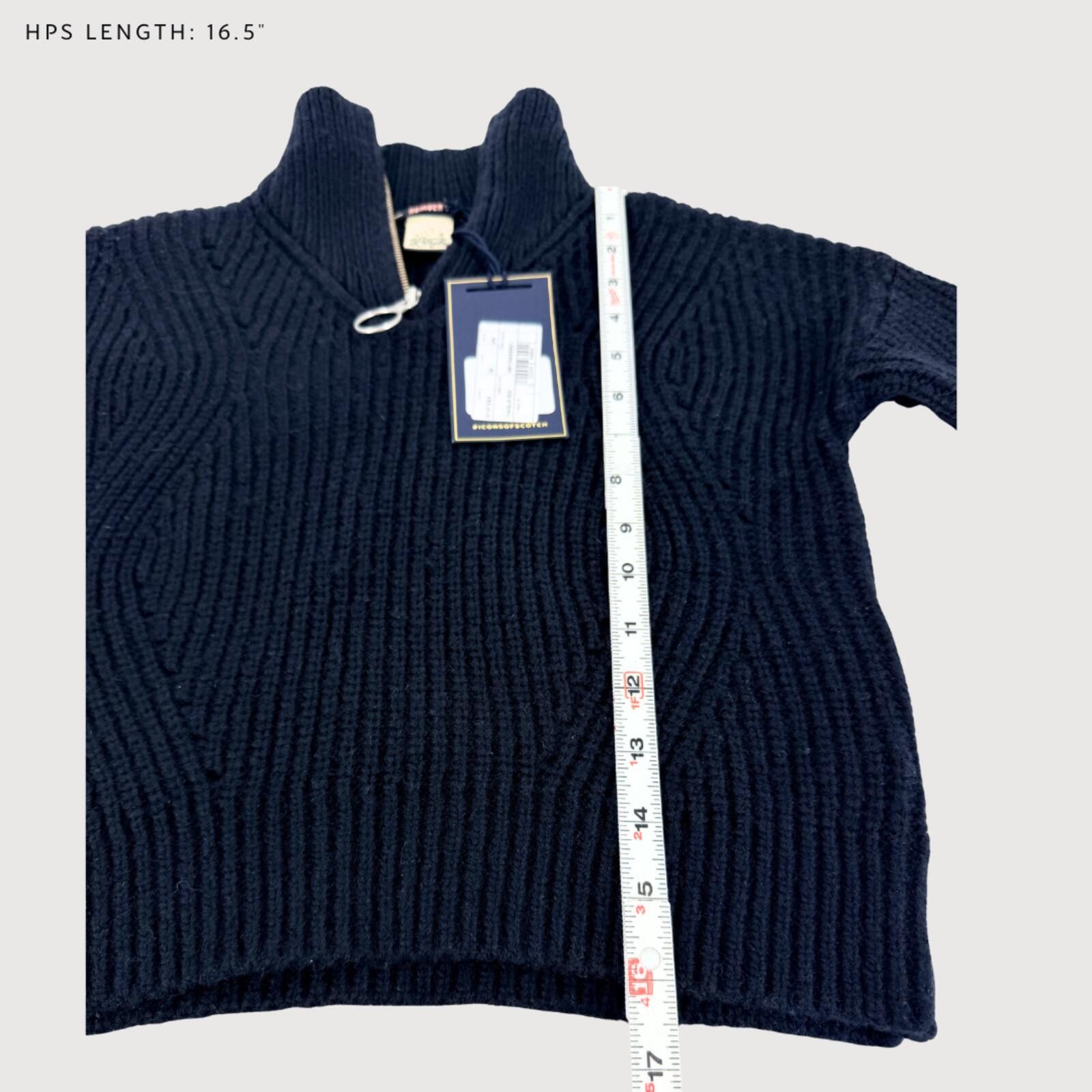 Scotch & Soda NWT Scotch R’Belle Girls Chunky Knit Sweater 7/8 Size ONE SIZE - 6 Thumbnail