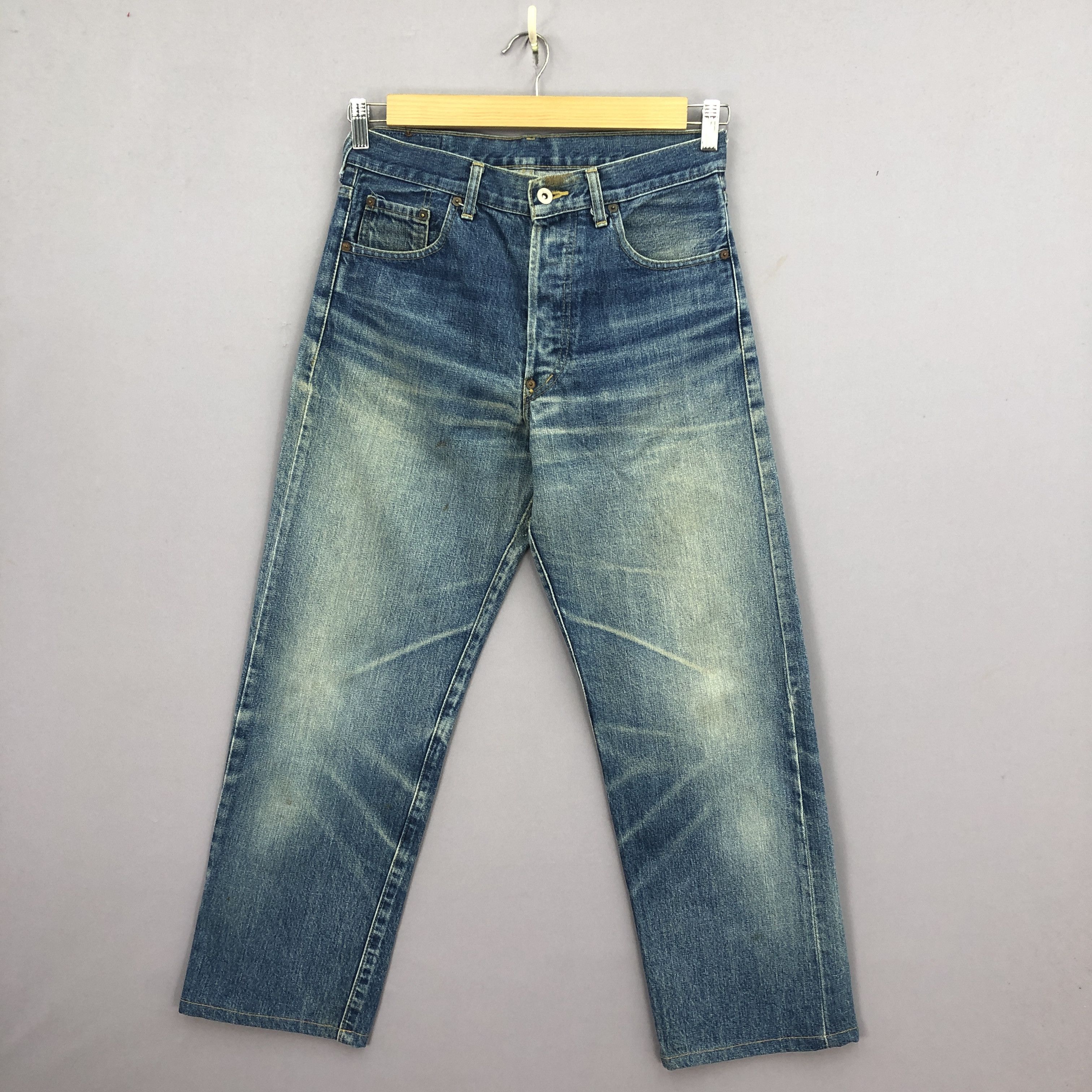 Levi's Vintage Levis 701xx Selvedge Jeans Levi's Light Wash Denim Size 28" / US 6 / IT 42 - 1 Thumbnail