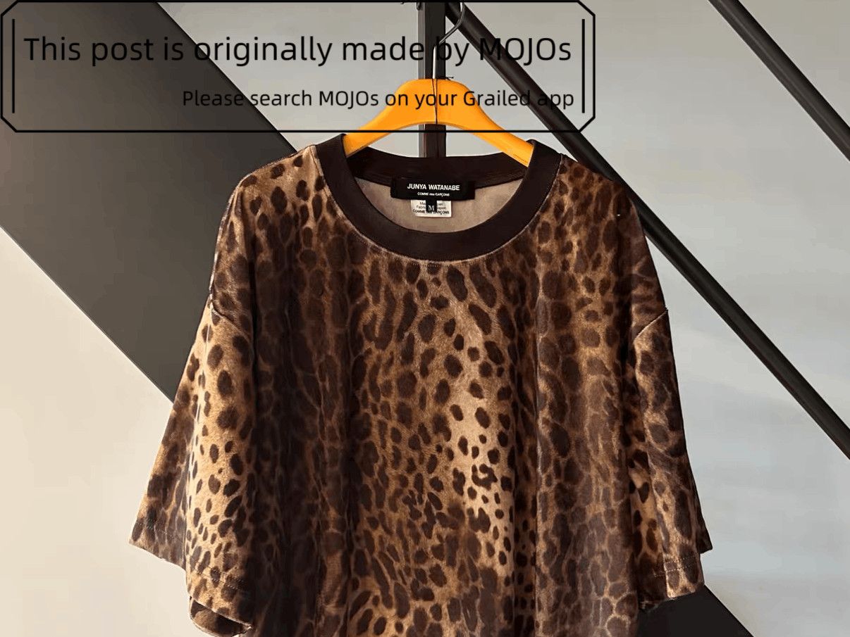 Junya Watanabe Sz M Junya Watanabe Leopard Tee mojos7932 Size US M / EU 48-50 / 2 - 5 Thumbnail
