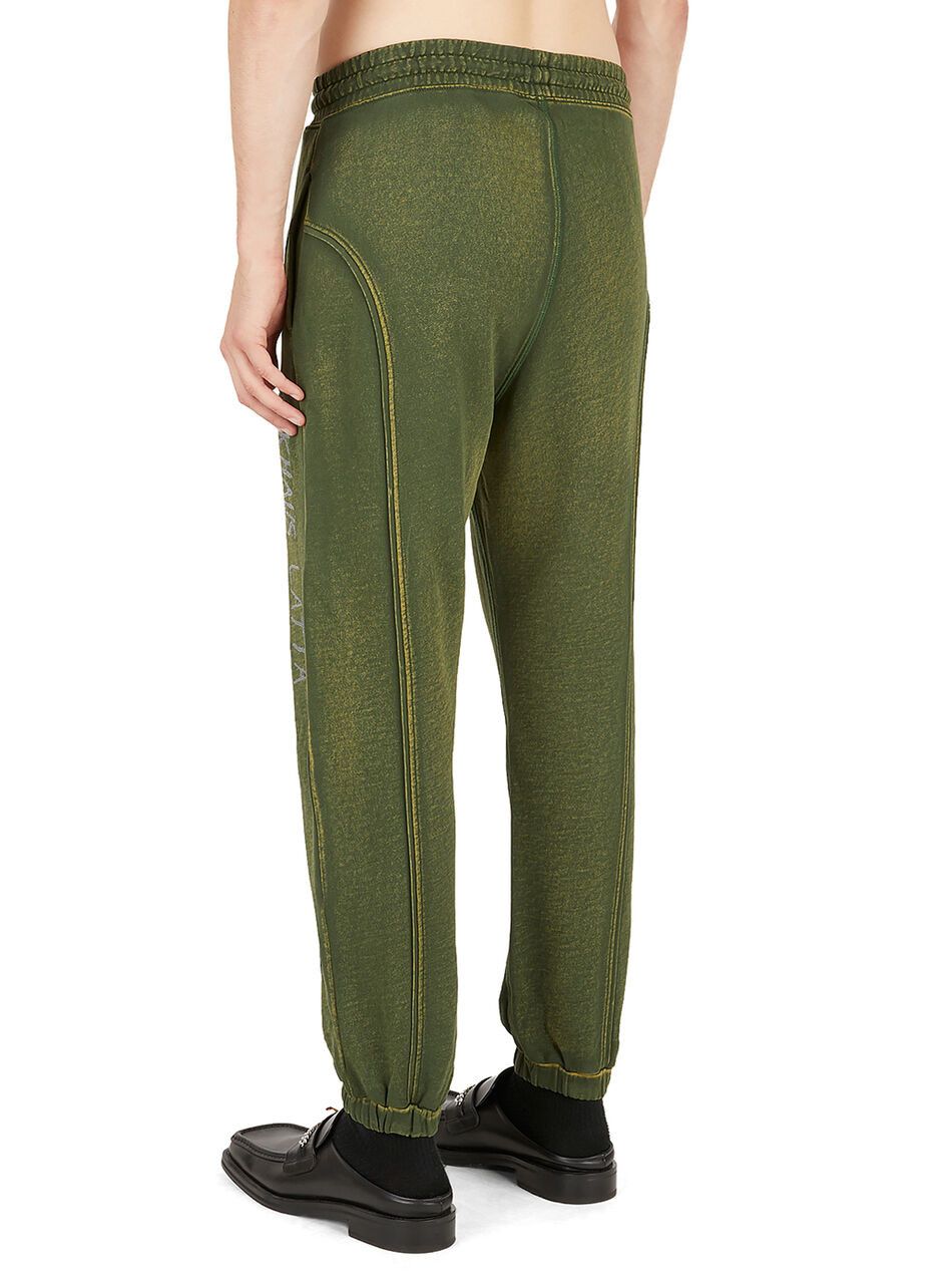 Eckhaus Latta o1mle0424 Logo Print Track Pants in Green Size US 28 / EU 44 - 3 Thumbnail