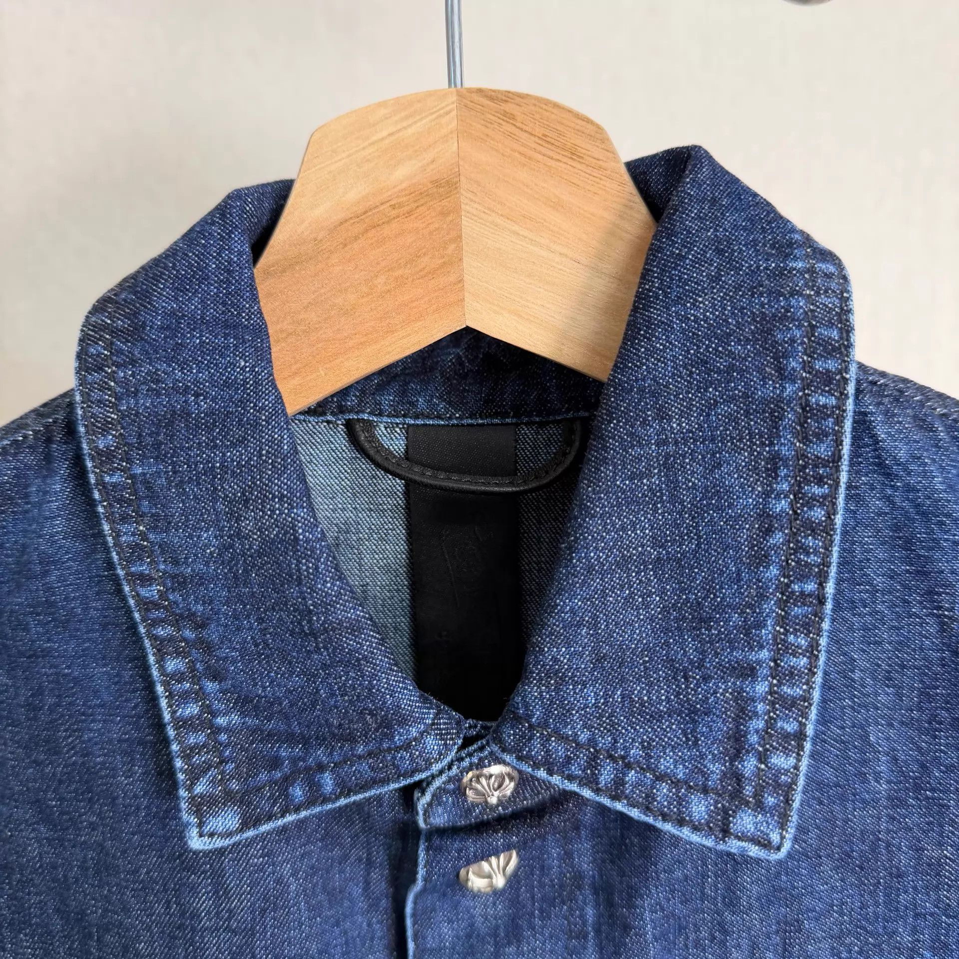 Chrome Hearts Chrome Hearts Work Dog Pocket Denim Shirt Kids 12Y New Size XXS / US 00 / IT 34 - 3 Thumbnail