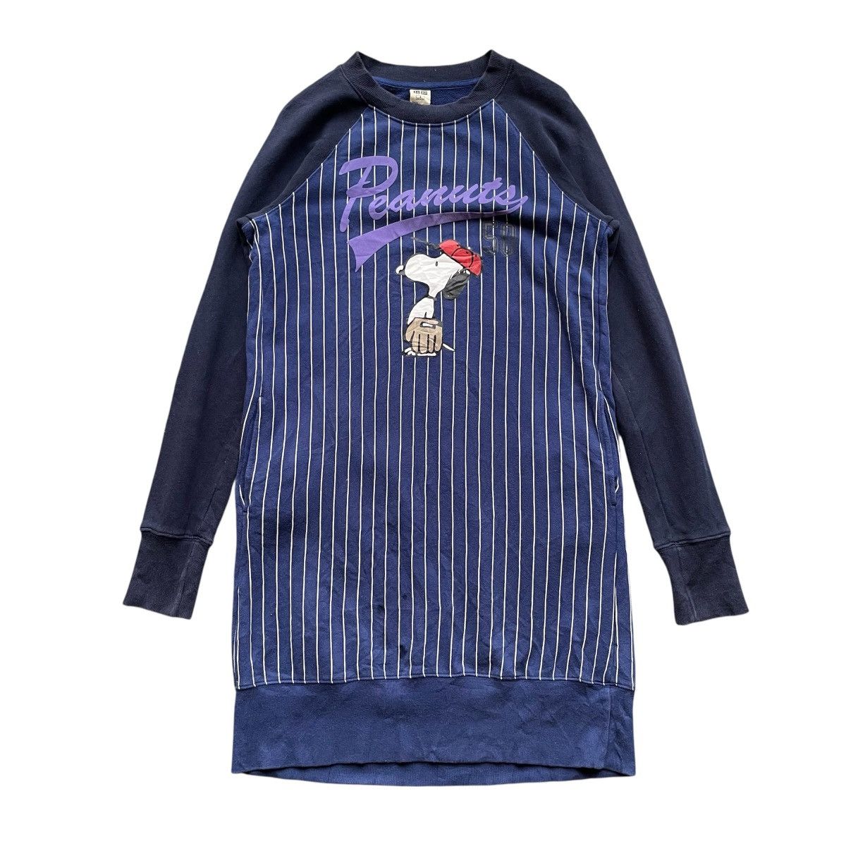 Peanuts Peanuts Snoopy Striped Long Sweatshirt Size S / US 4 / IT 40 - 1 Thumbnail